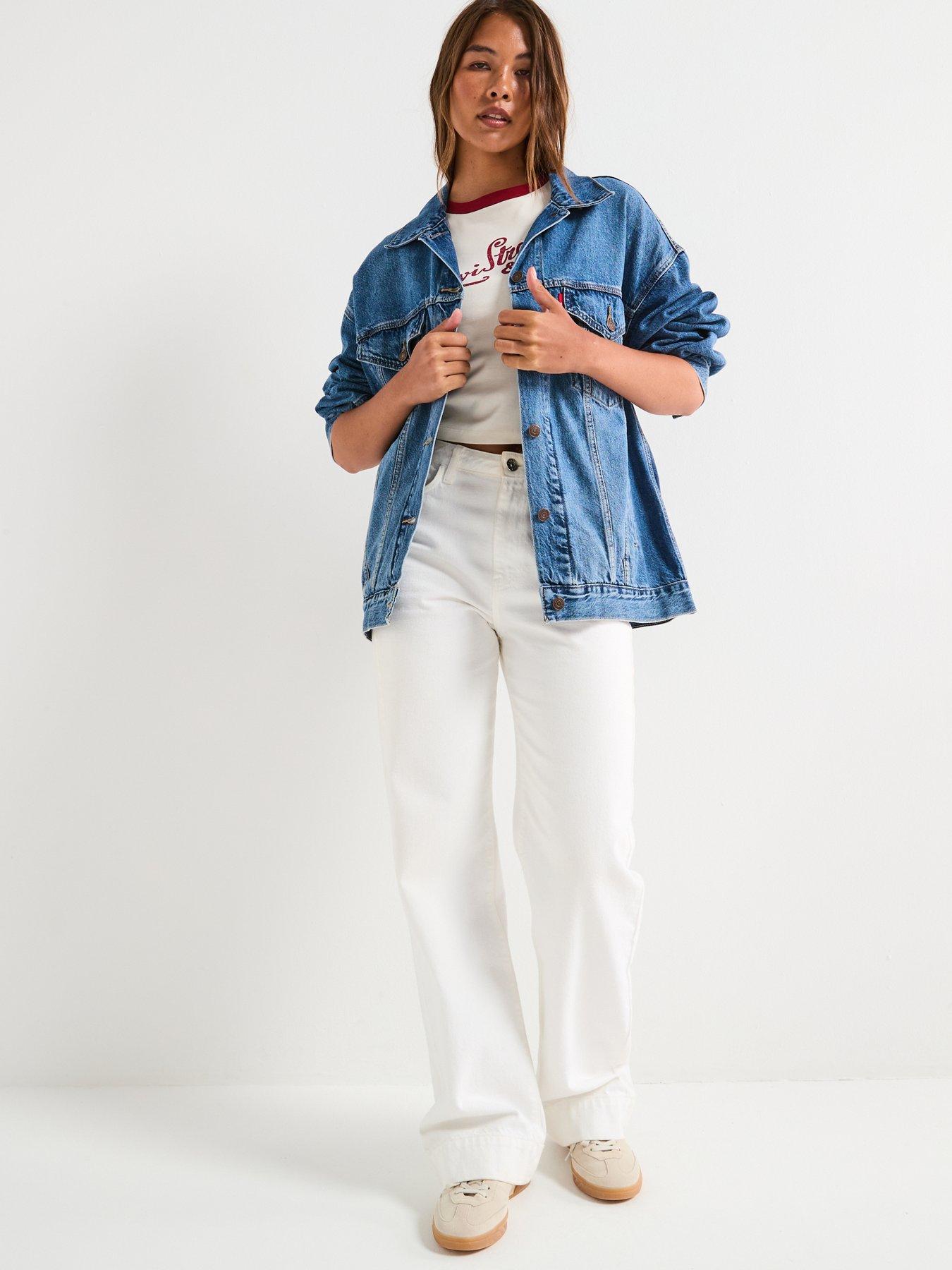 Image 5 of 6 of Levi's Xl Trucker Jacket - Hold My Purse Trucker&nbsp;- Blue