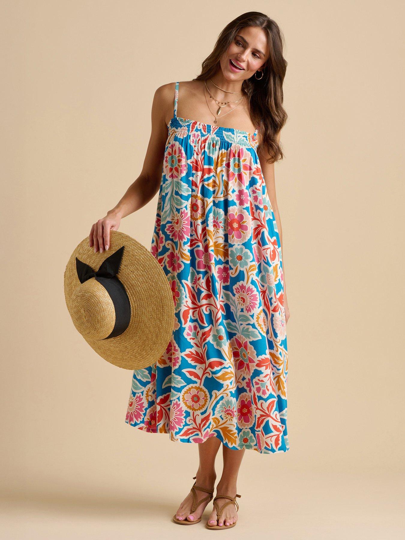 undefined Full Bloom Midi Dress - Multi