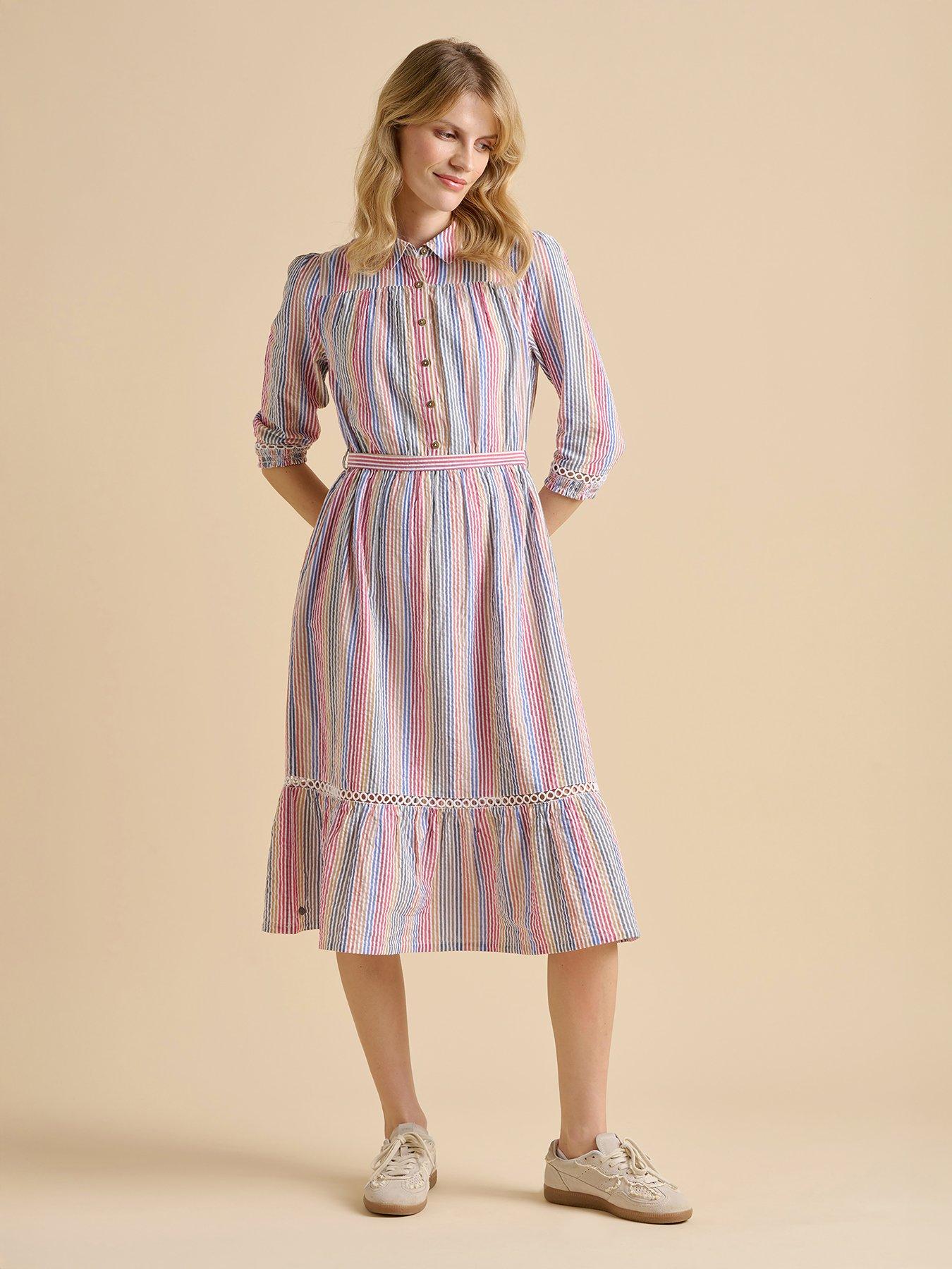 undefined Pier Midi Dress - Multi