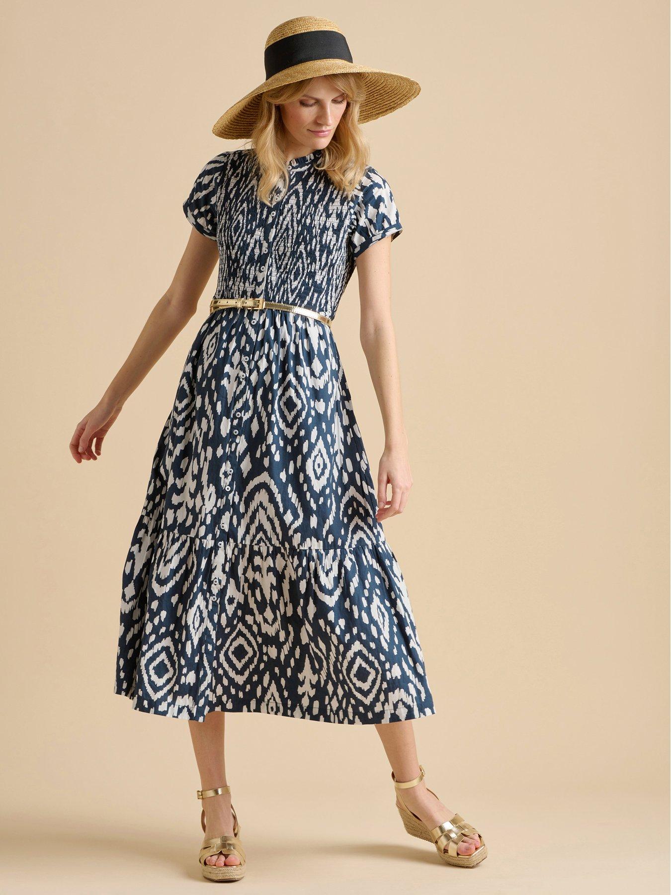 undefined Ikat Maxi Shirt Dress