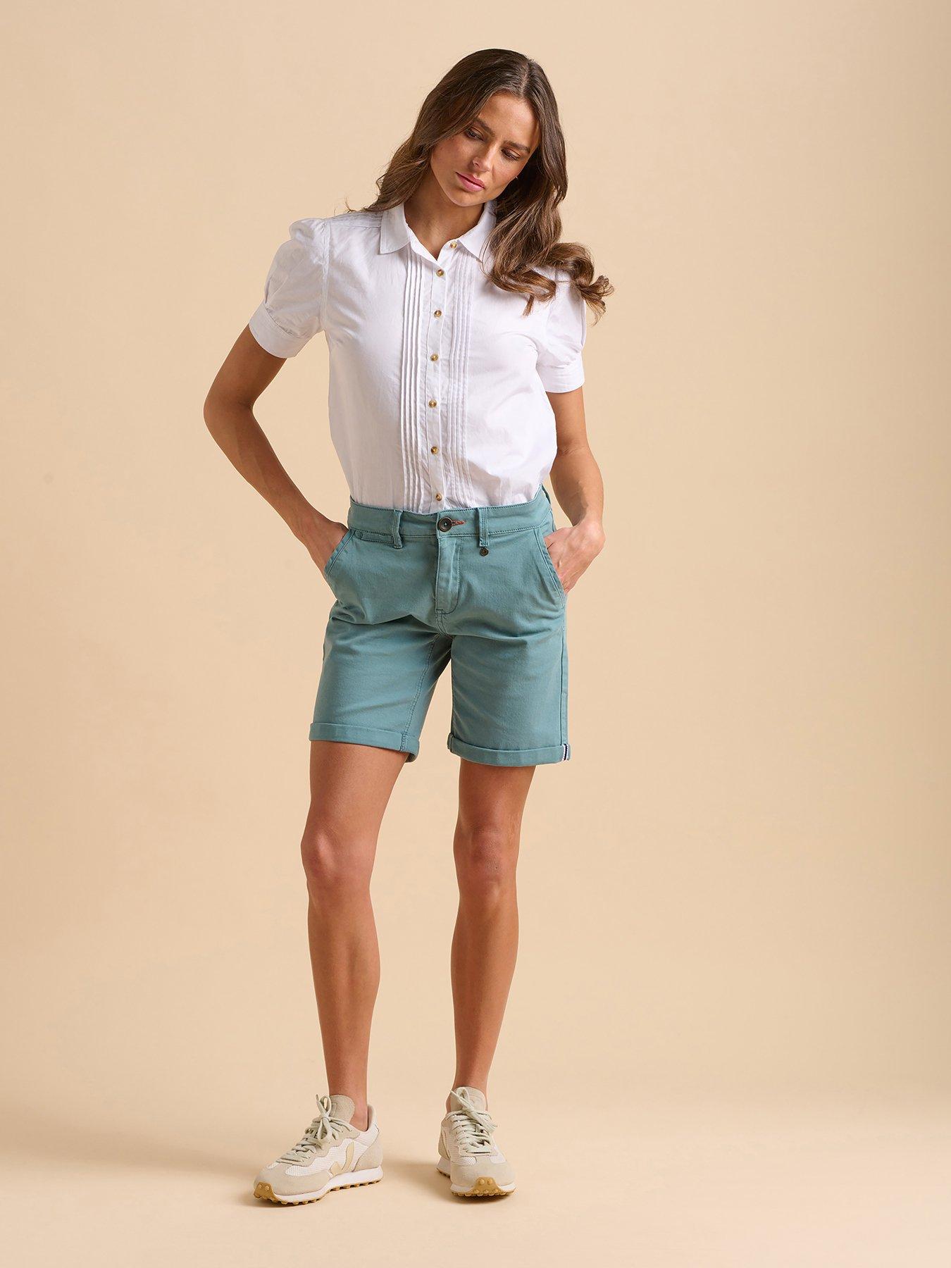 undefined Blue Chino Short