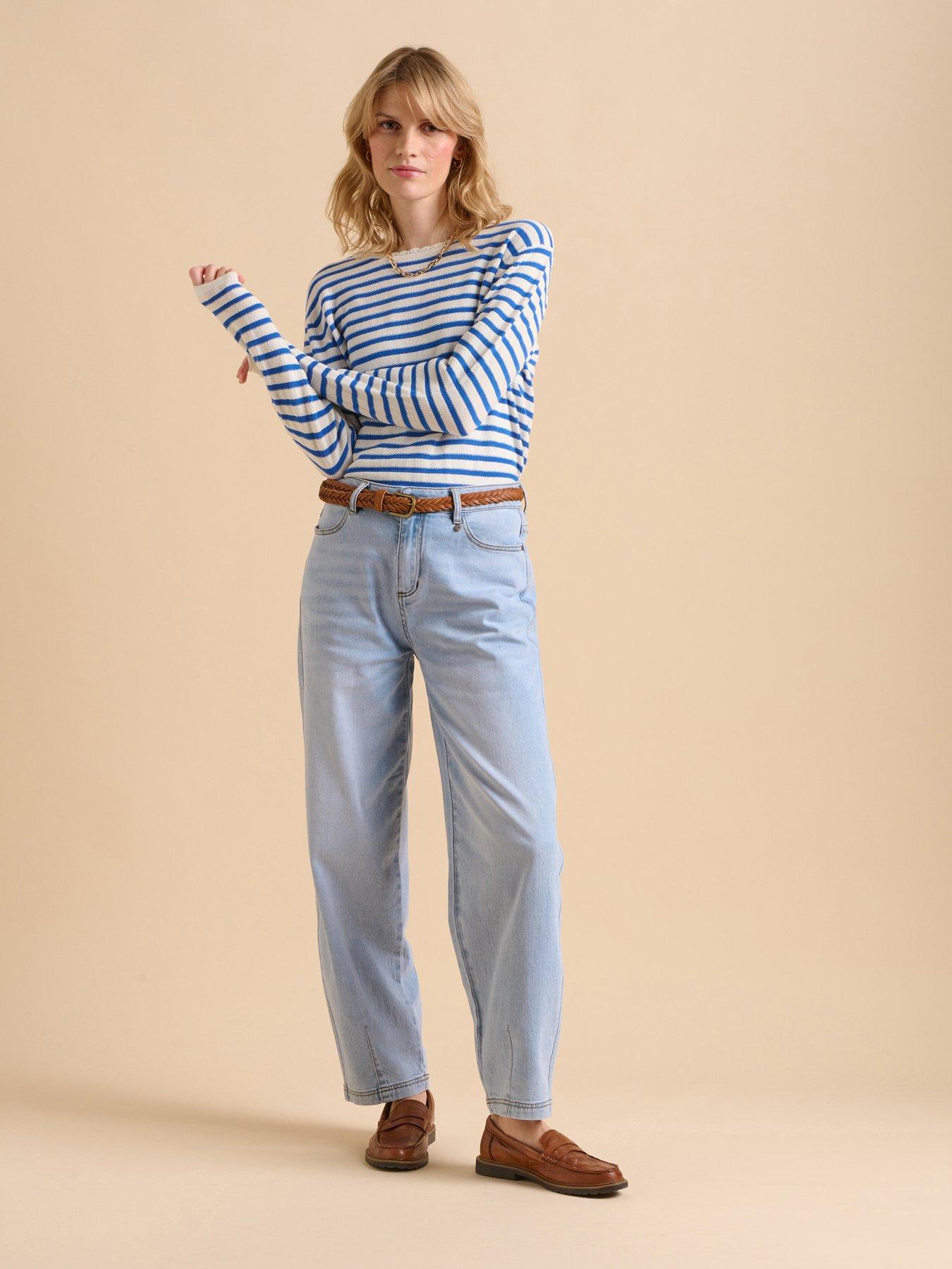 undefined Barrel Leg Jeans