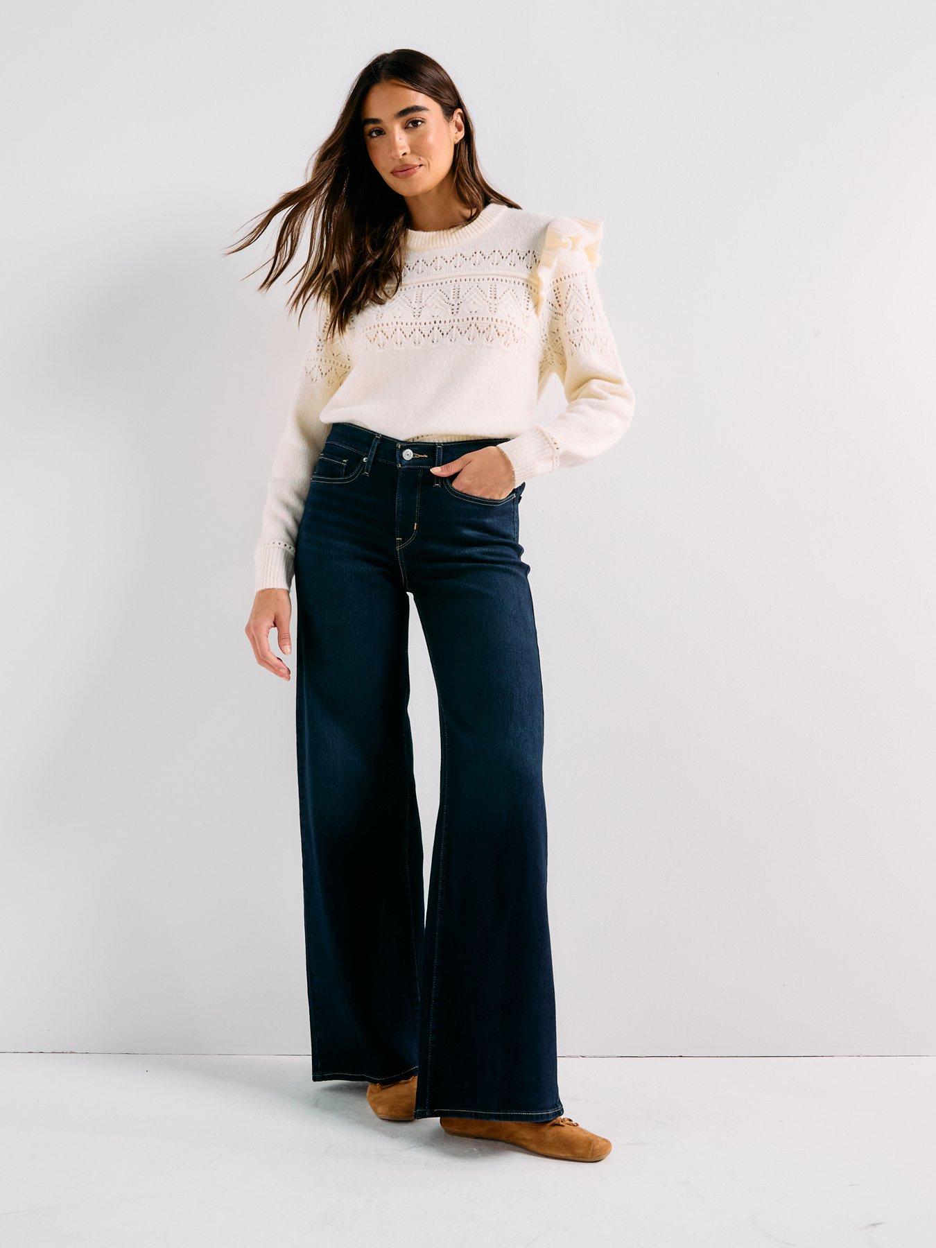 Image 3 of 6 of Levi's 318 Shaping Wide Leg