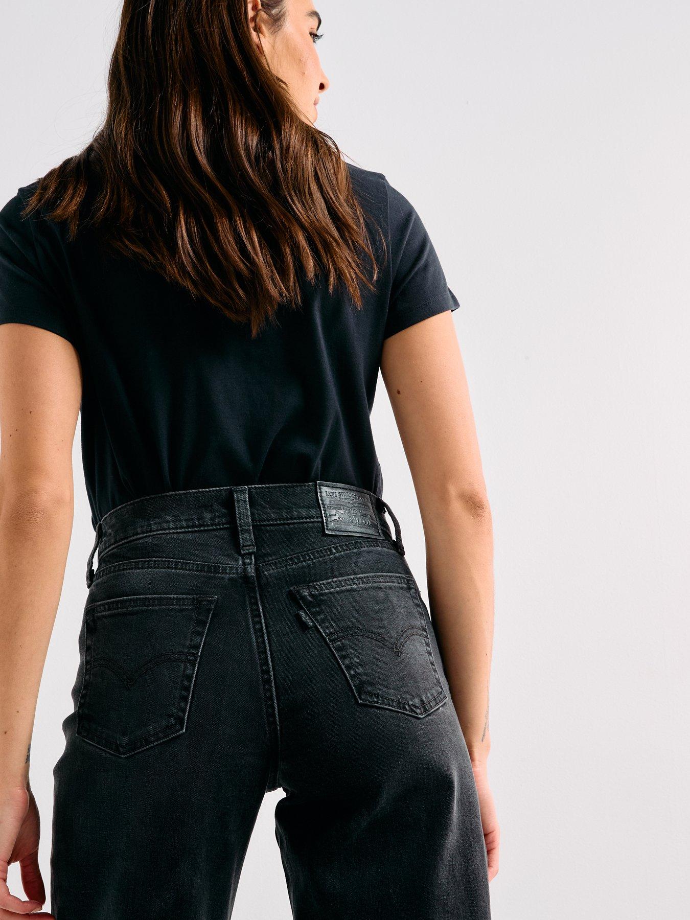 Blauwe LEVI'S Wide jeans 728 HR WIDE LEG