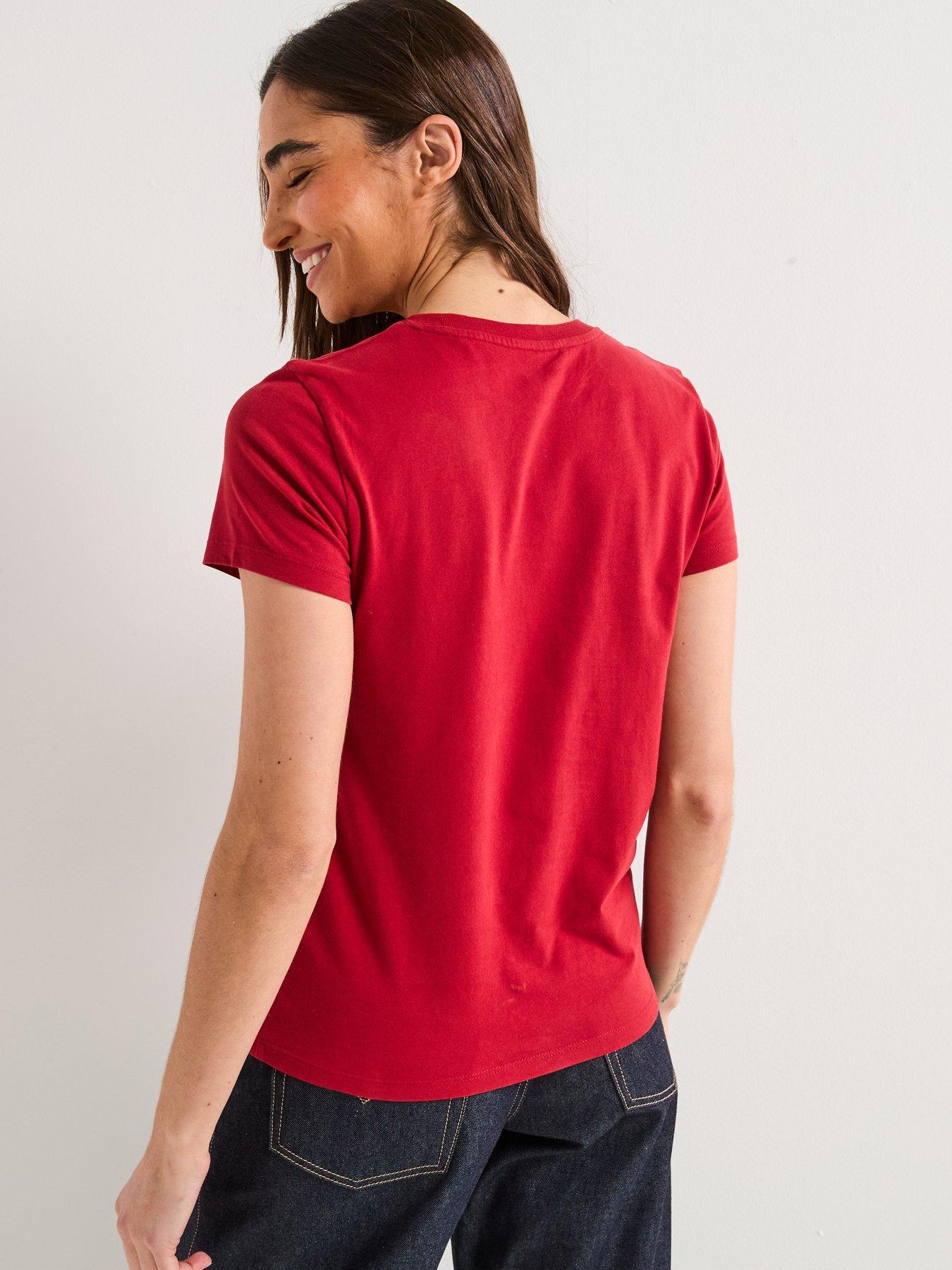 Image 2 of 6 of Levi's Perfect T-Shirt - Red