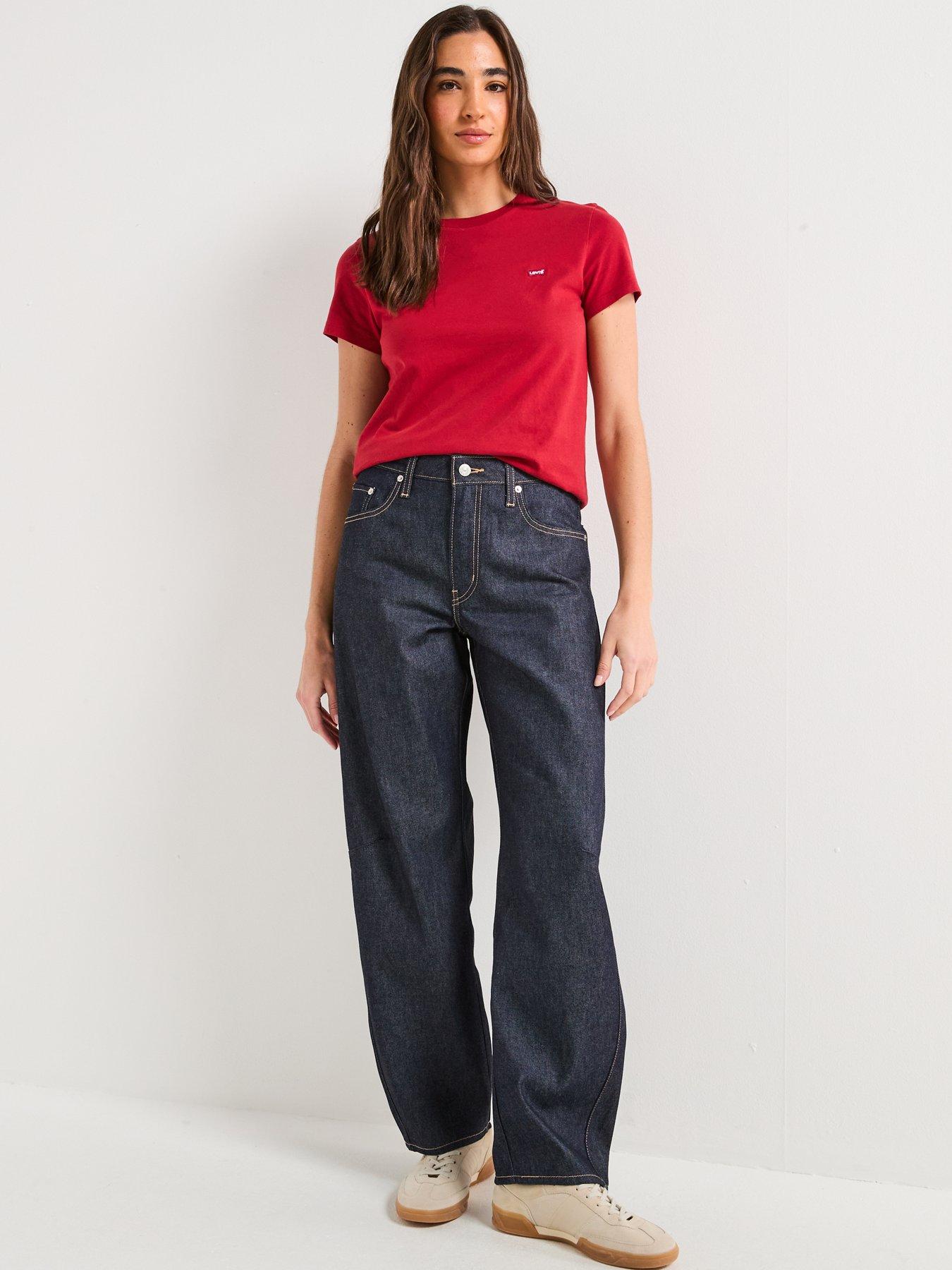 Image 3 of 6 of Levi's Perfect T-Shirt - Red