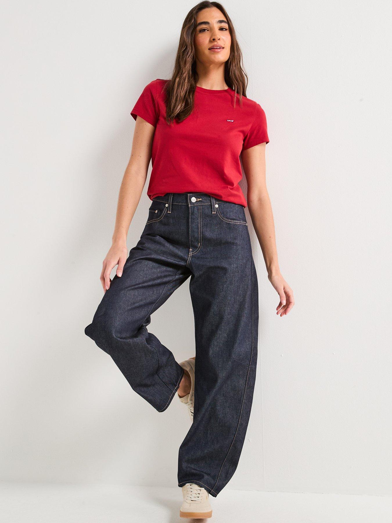 Image 6 of 6 of Levi's Perfect T-Shirt - Red