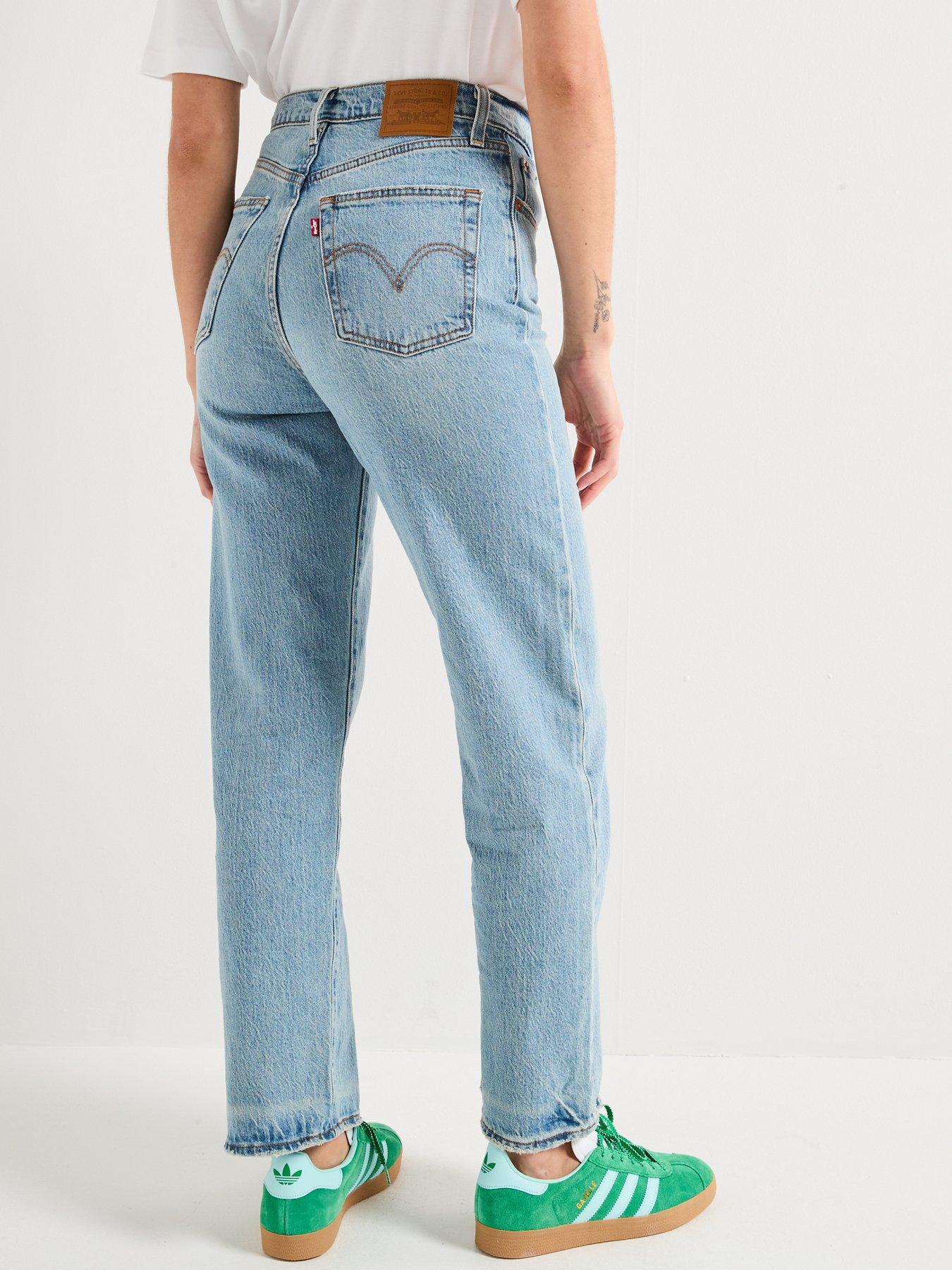 Levi's Ribcage Straight Ankle Jeans - Lets Share - Blue | Very