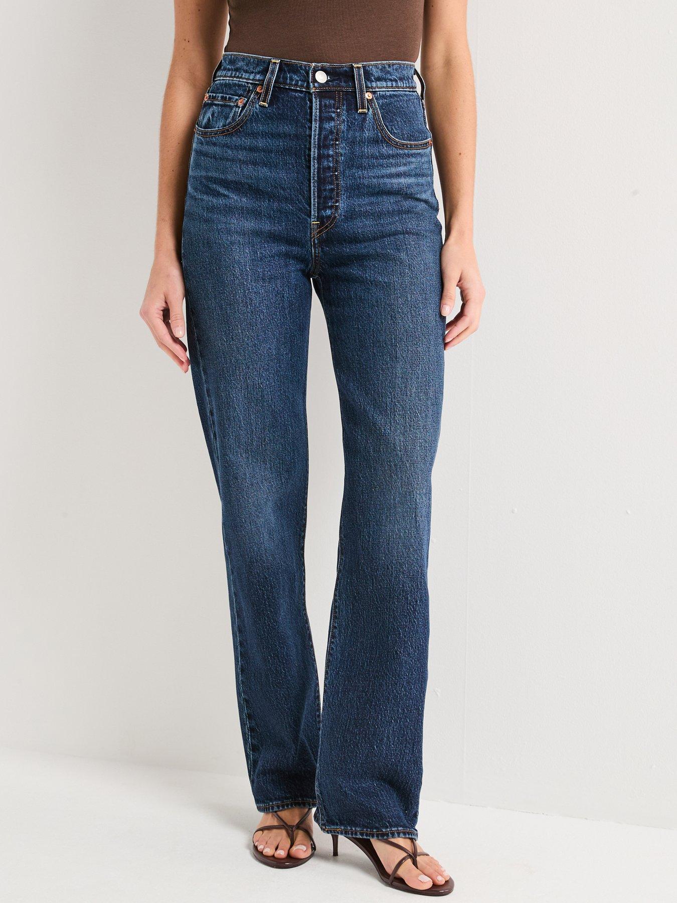 Levi's: Ribcage Full-length Jeans - Apply Now - Navy