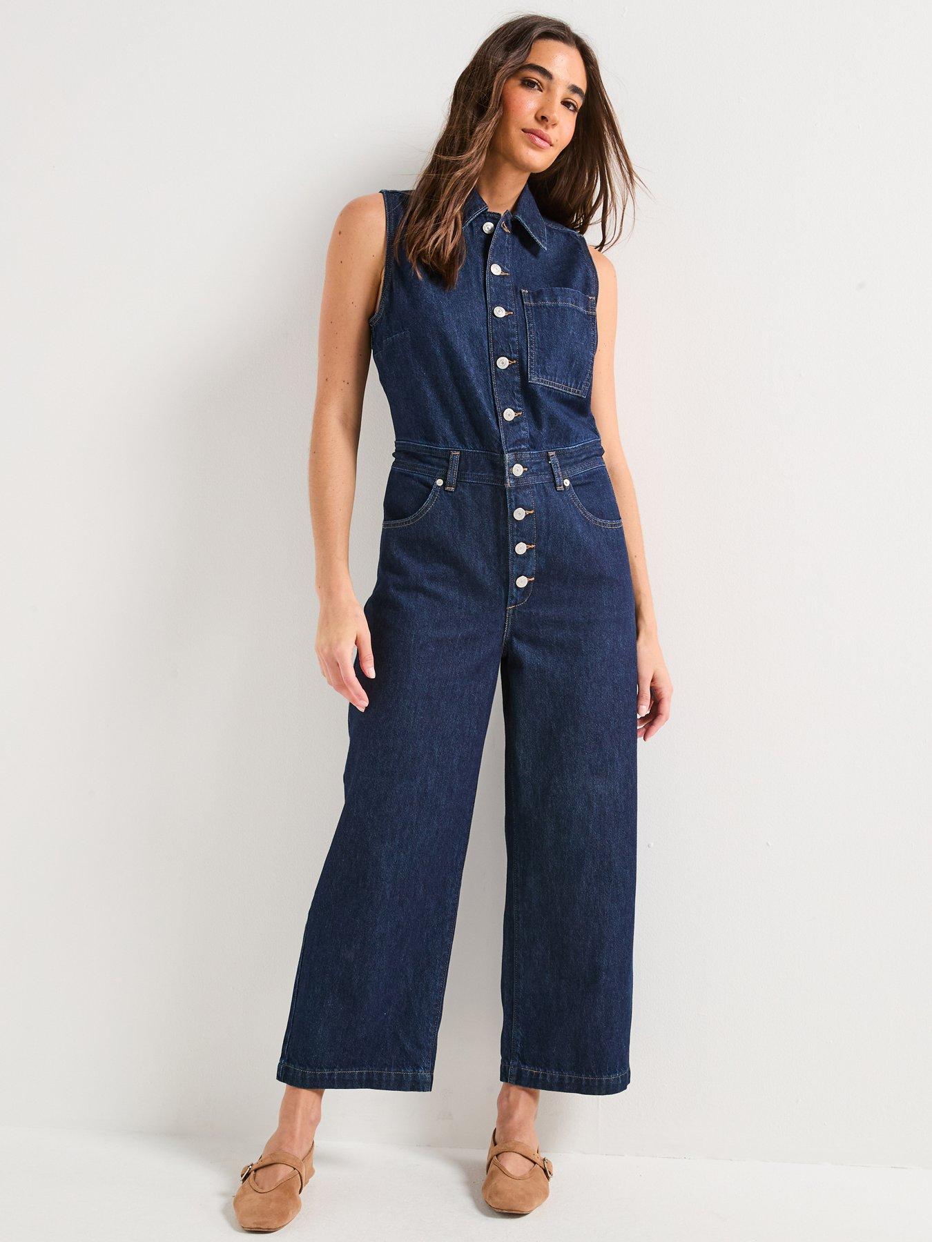 undefined Sleeveless Jumpsuit - Reign Of The Rinse