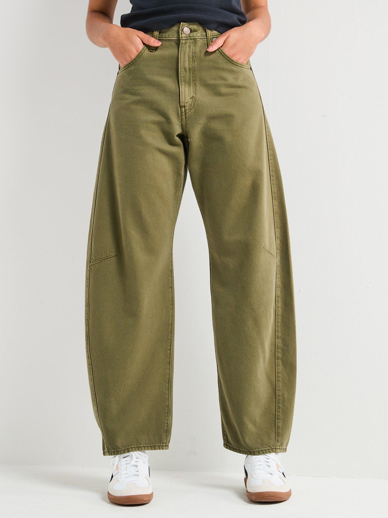 undefined Cinch Barrel Jeans - Washed Ivy Green Gd