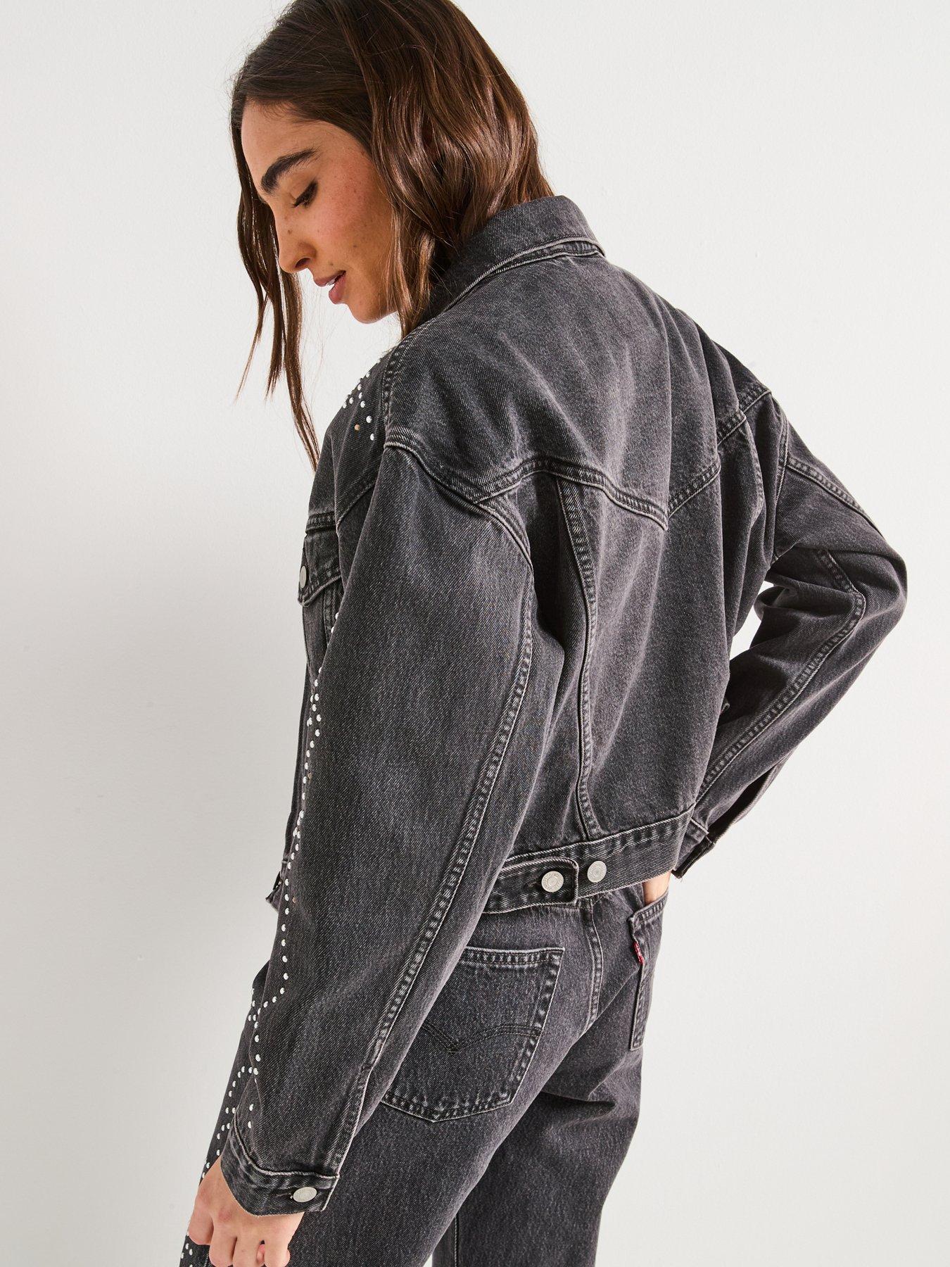 Levi's Shrunken 90s Trucker Jacket - Bejewelled Black | Very