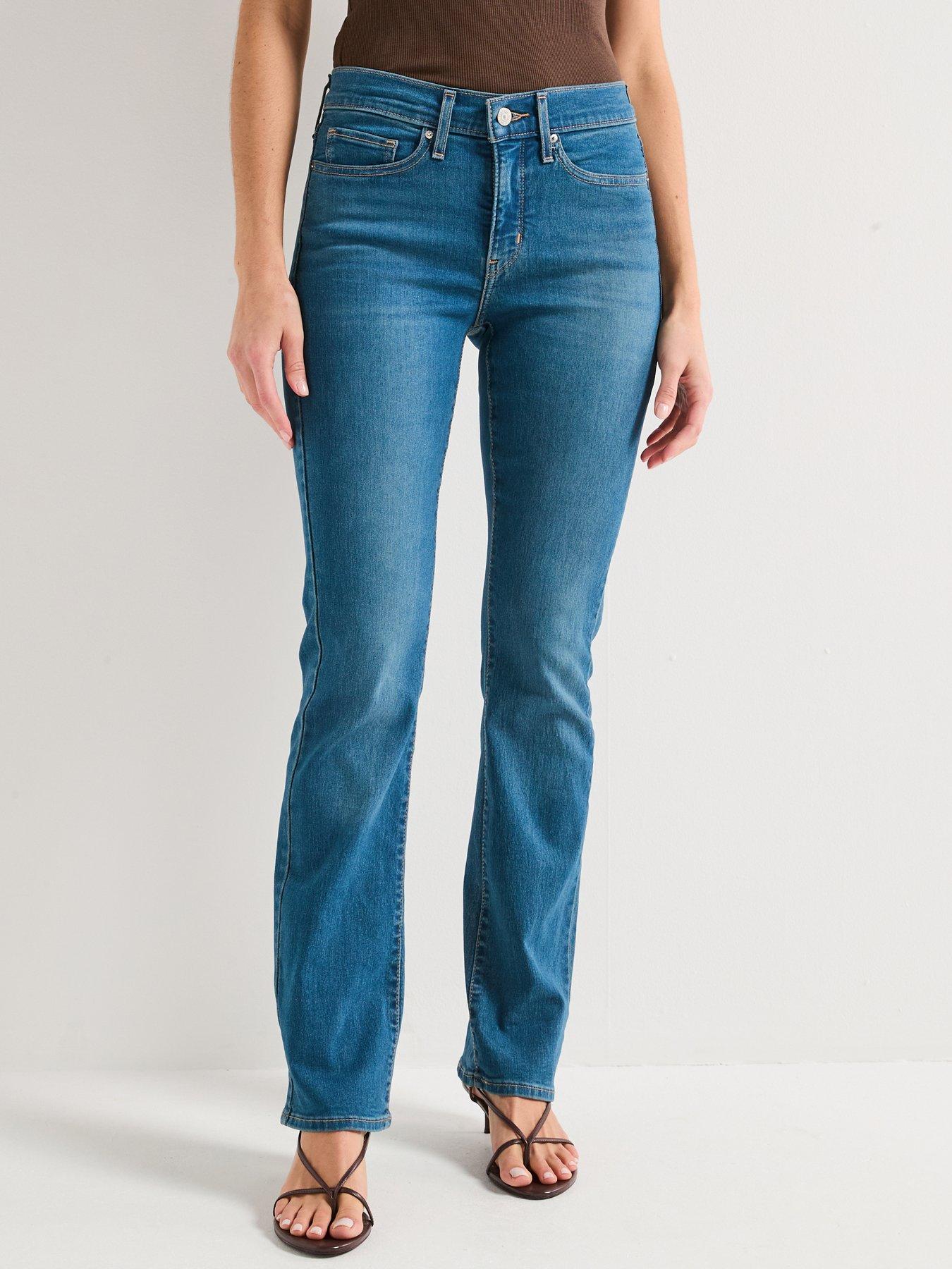Levi's 315 Shaping Bootcut Jeans Grassy Sassy Blue Very