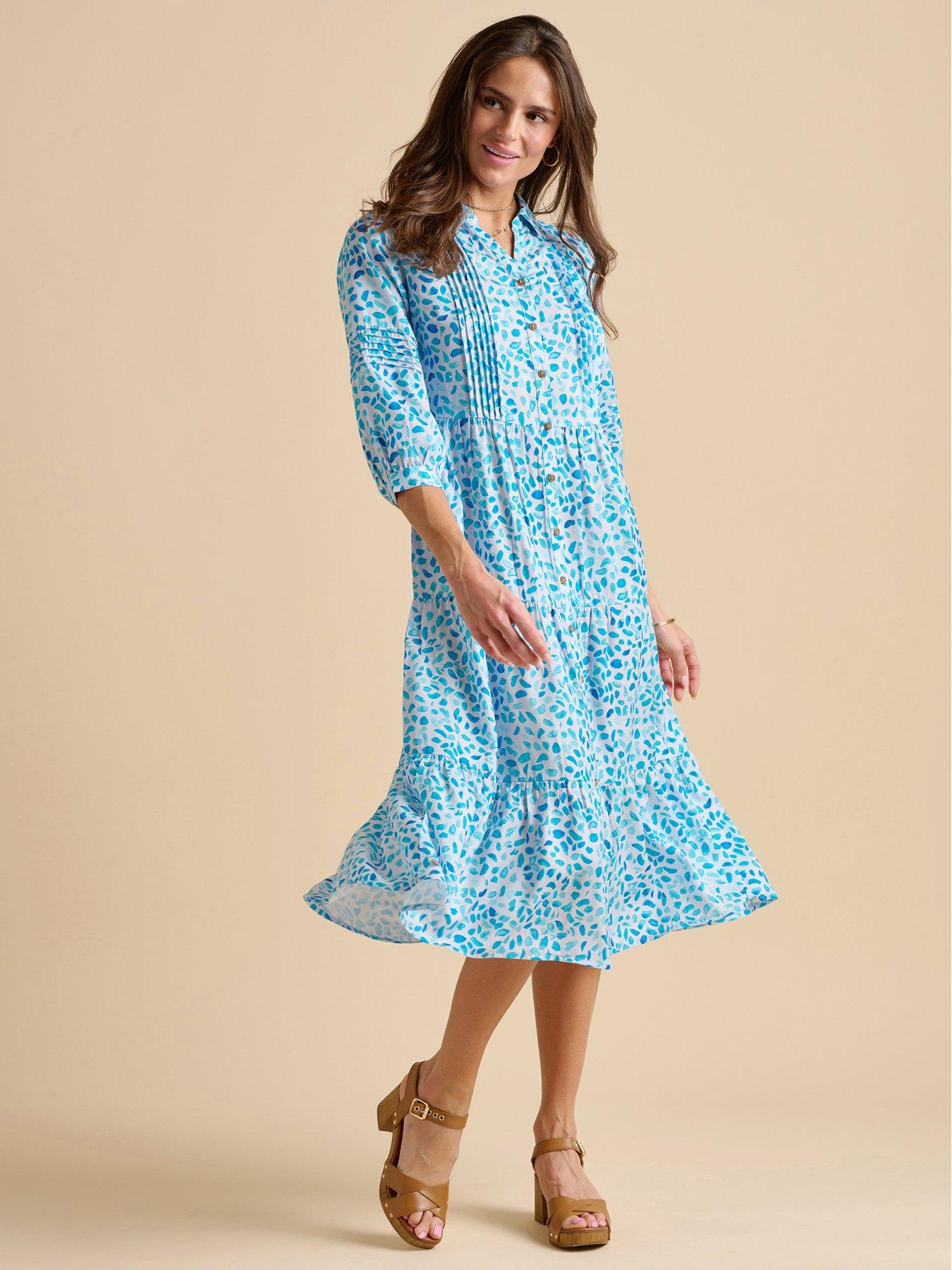 undefined Sea Glitter Midi Dress