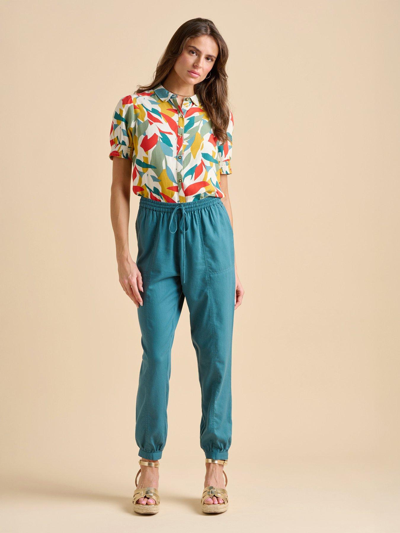 undefined Cuffed Hem Trouser
