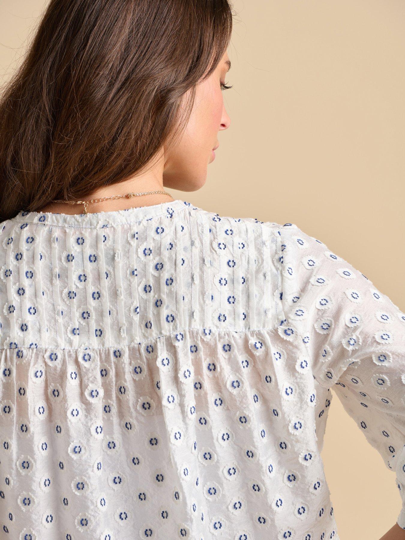 Image 5 of 5 of Brakeburn Boardwalk Blouse - White