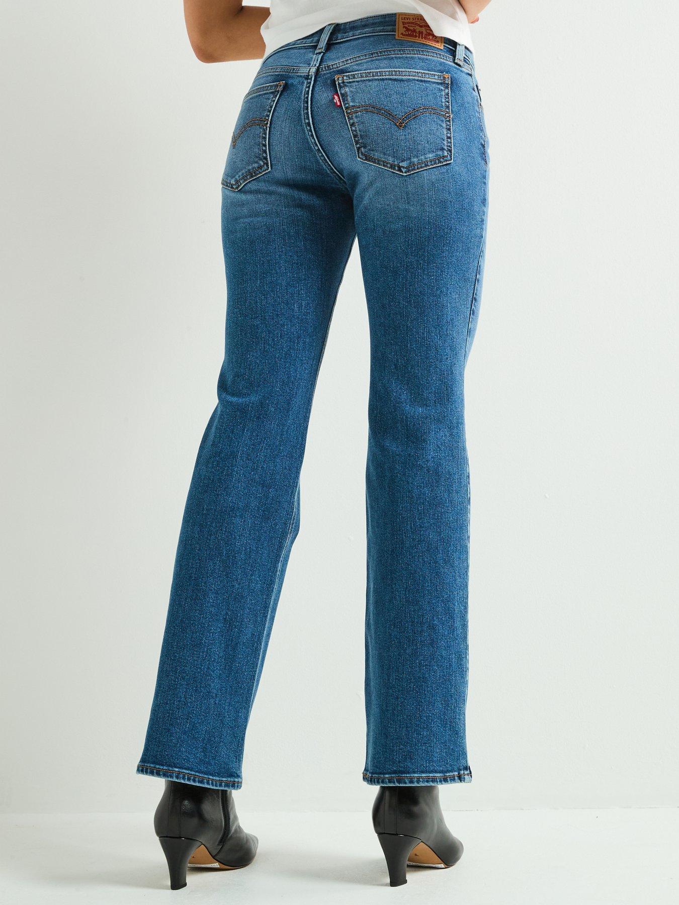 Image 2 of 6 of Levi's Superlow Bootcut Jeans - Darted Denim