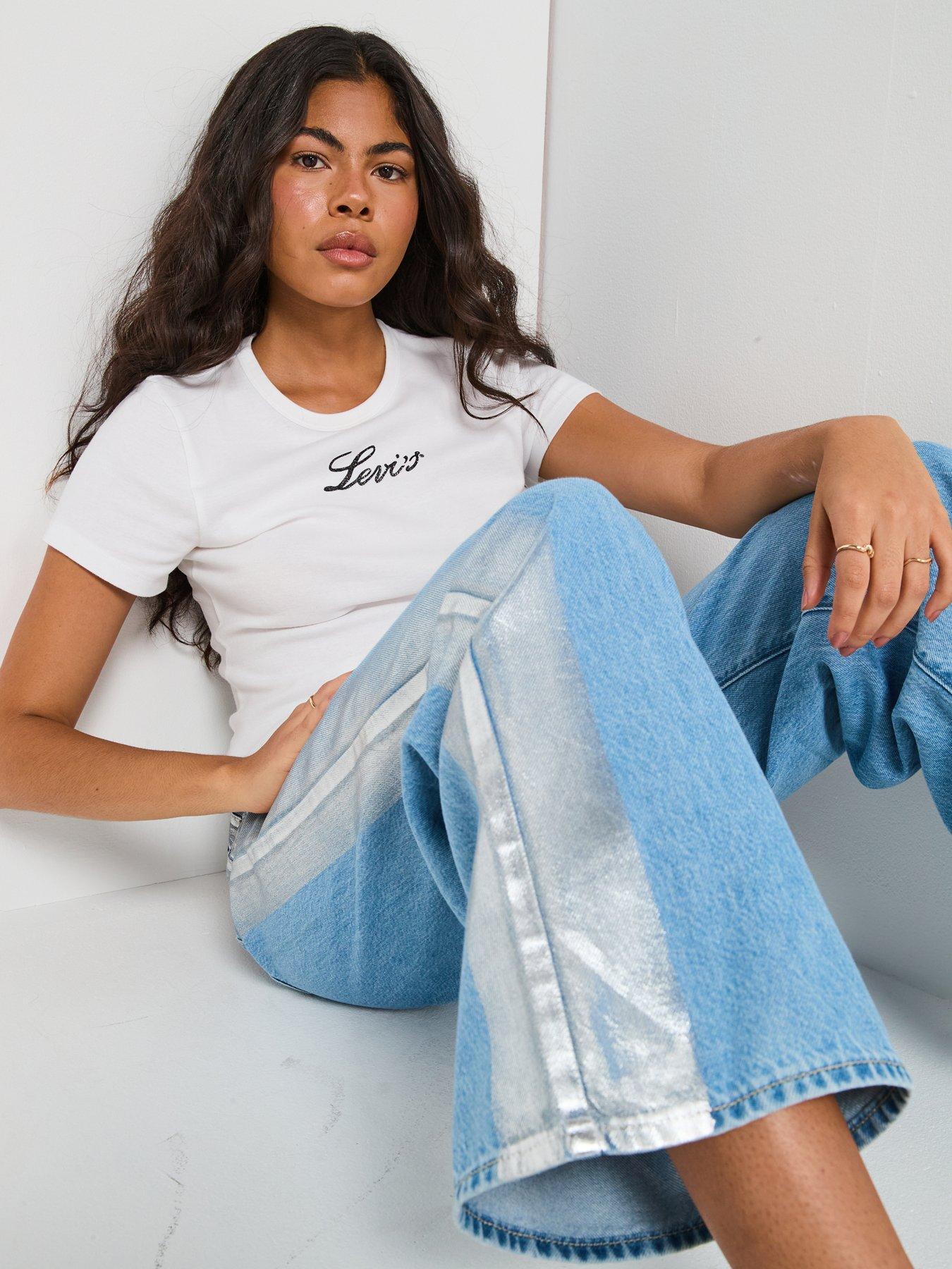 Levi's Cinch Baggy Jeans - Rain Or Shine - Blue | Very