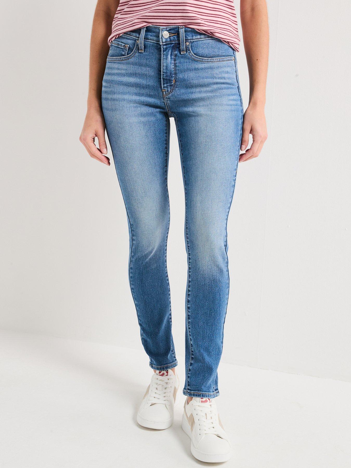 Levi's 311 Shaping Skinny Jeans, Navy, Size 26, Inside Leg 32, Women