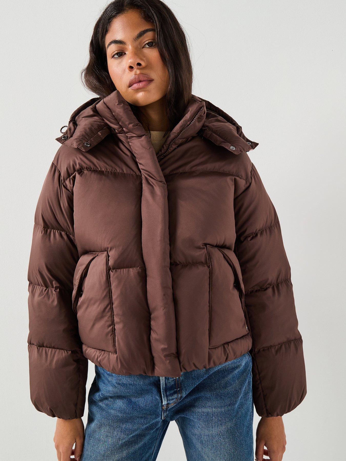 Levi's Western Bubble Short Puffer Bracken Brown Very