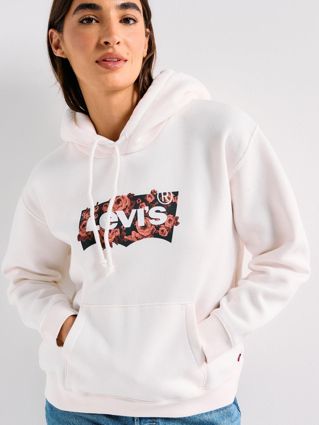 Levi's Levi's® Women's Everyday Hoodie - Magnolia Fill Egret - White