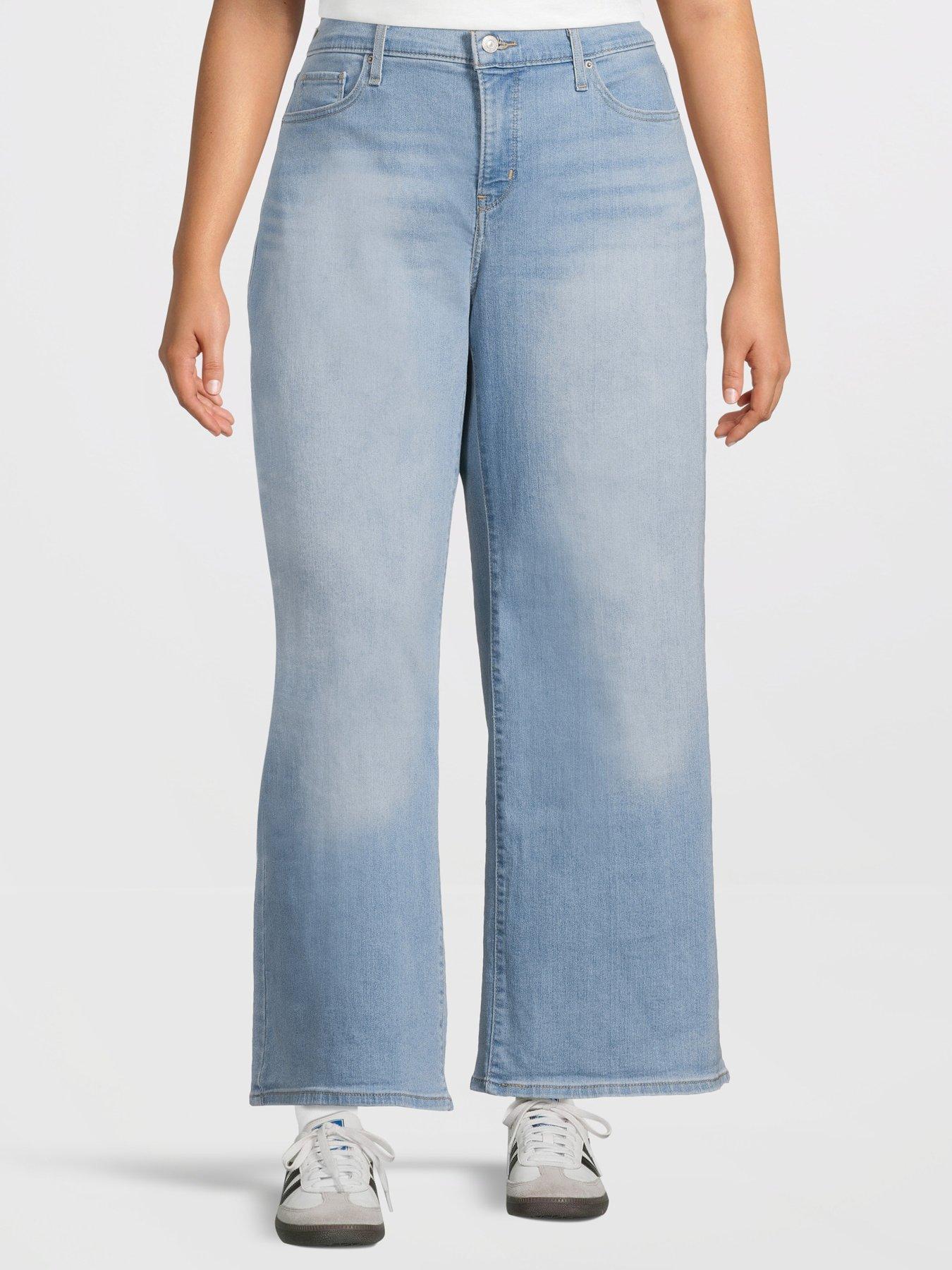 undefined 318 Shaping Wide-leg Jeans (plus Size) - Tall Glass Of Water Plus