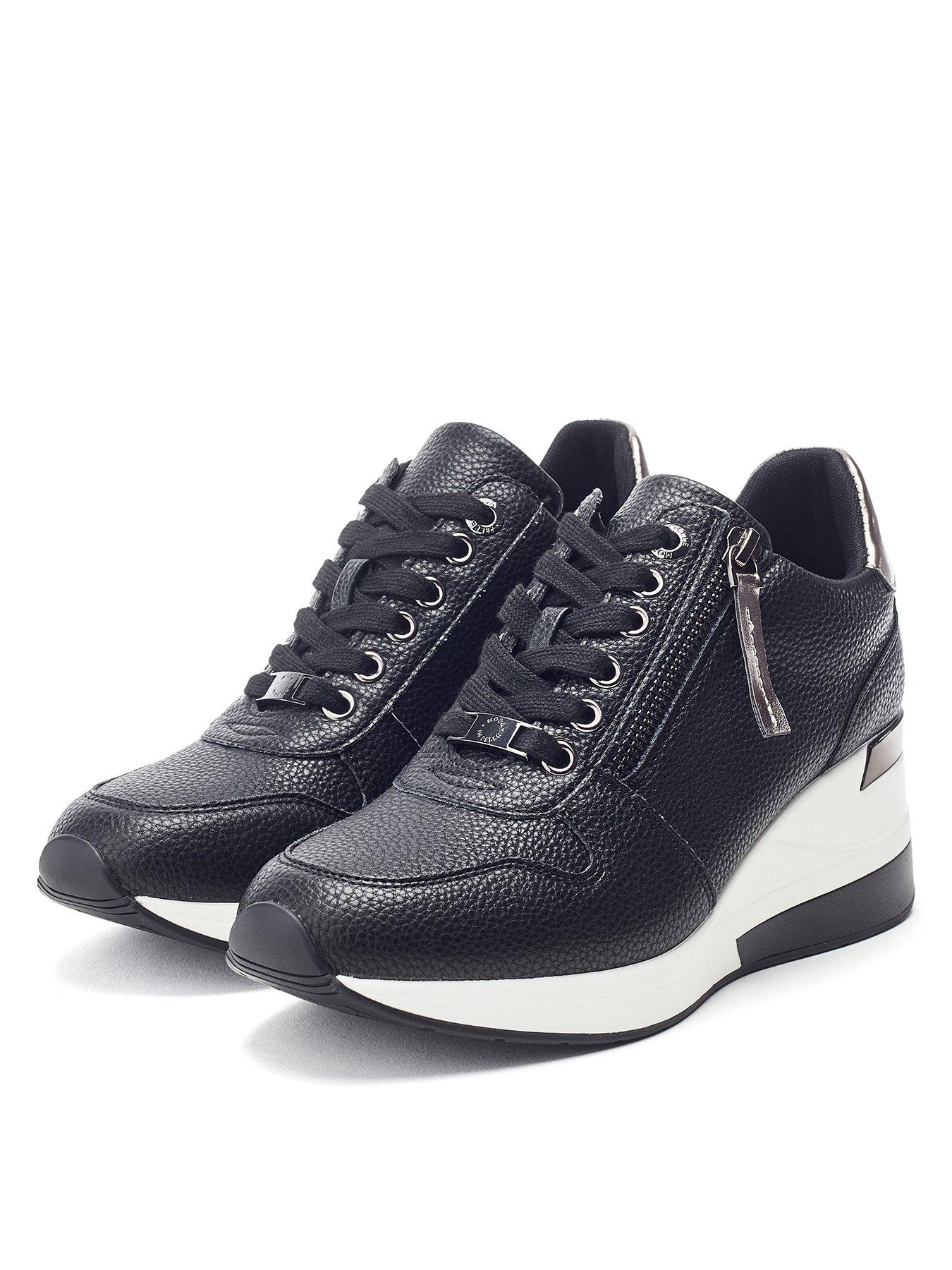 Image 2 of 4 of Moda In Pelle Caspia Wedge Trainer - Black