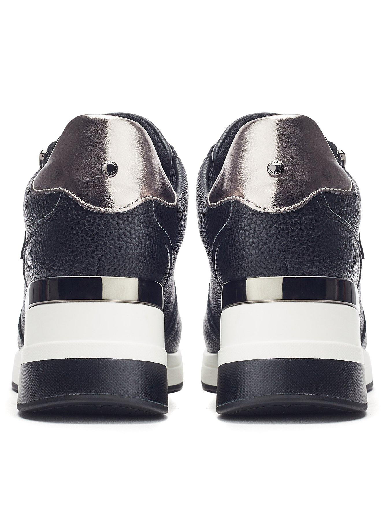 Image 3 of 4 of Moda In Pelle Caspia Wedge Trainer - Black