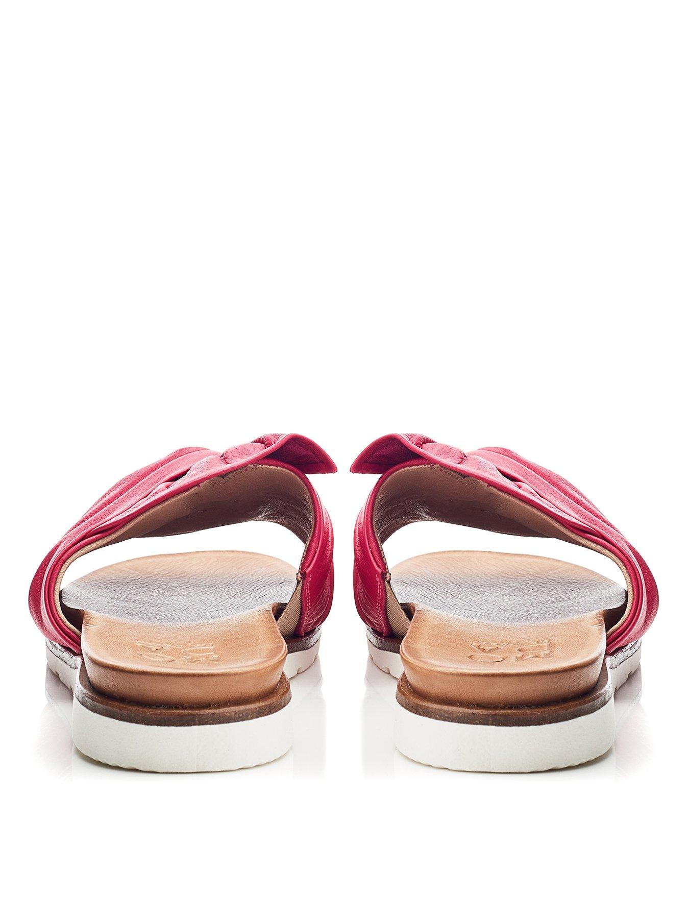 Image 3 of 4 of Moda In Pelle Jemini Twist Leather Sandal - Raspberry