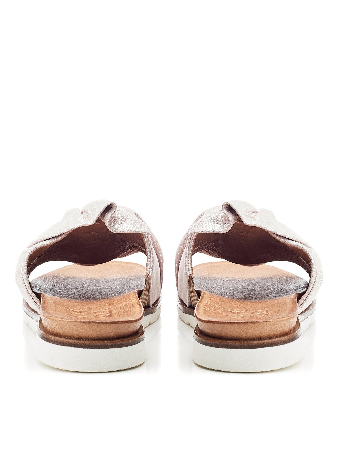 Image 3 of 4 of Moda In Pelle Jemini Twist Leather Sandal - Rose Gold