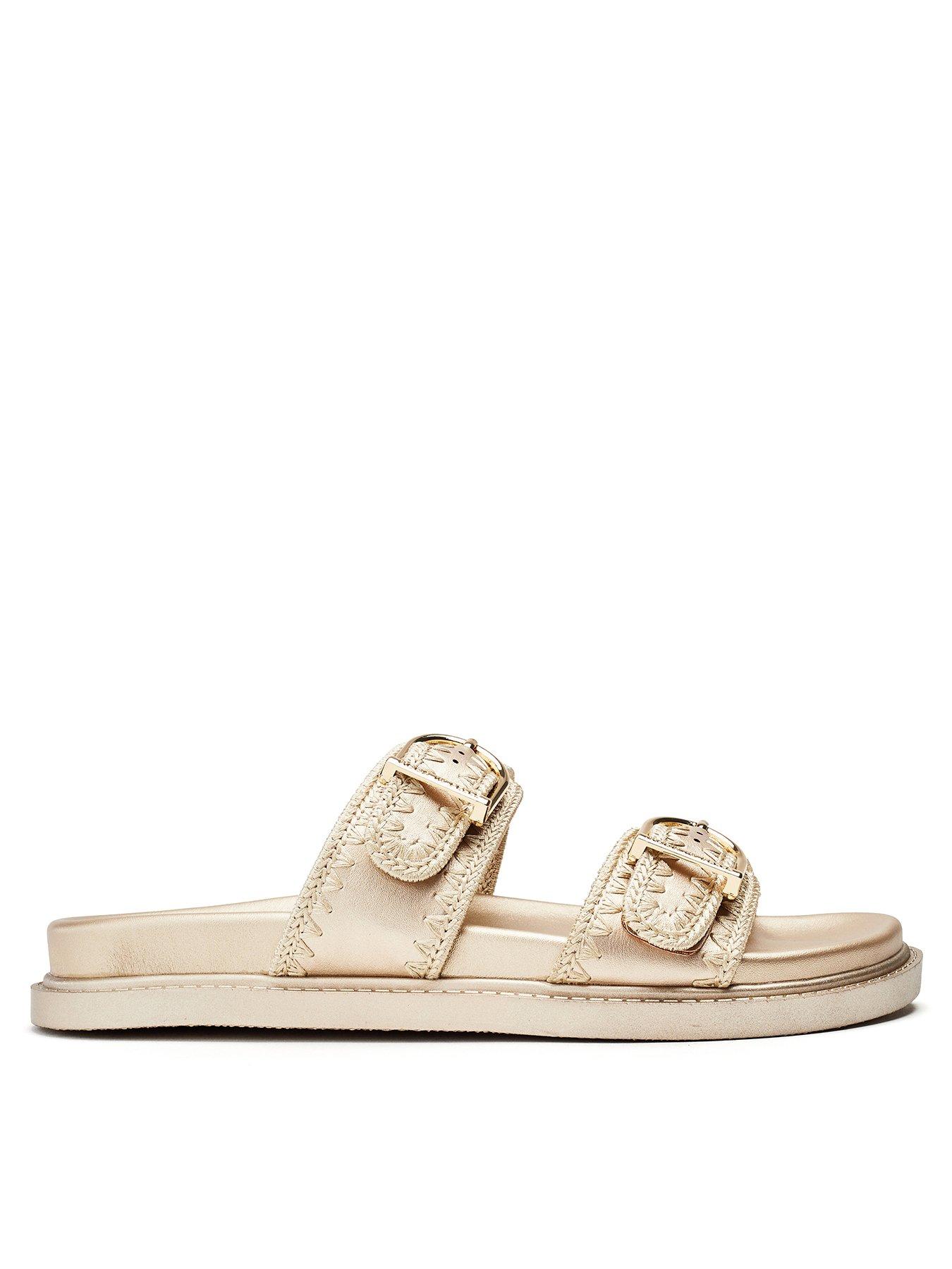 undefined Kerriki Buckle Sandal - Gold