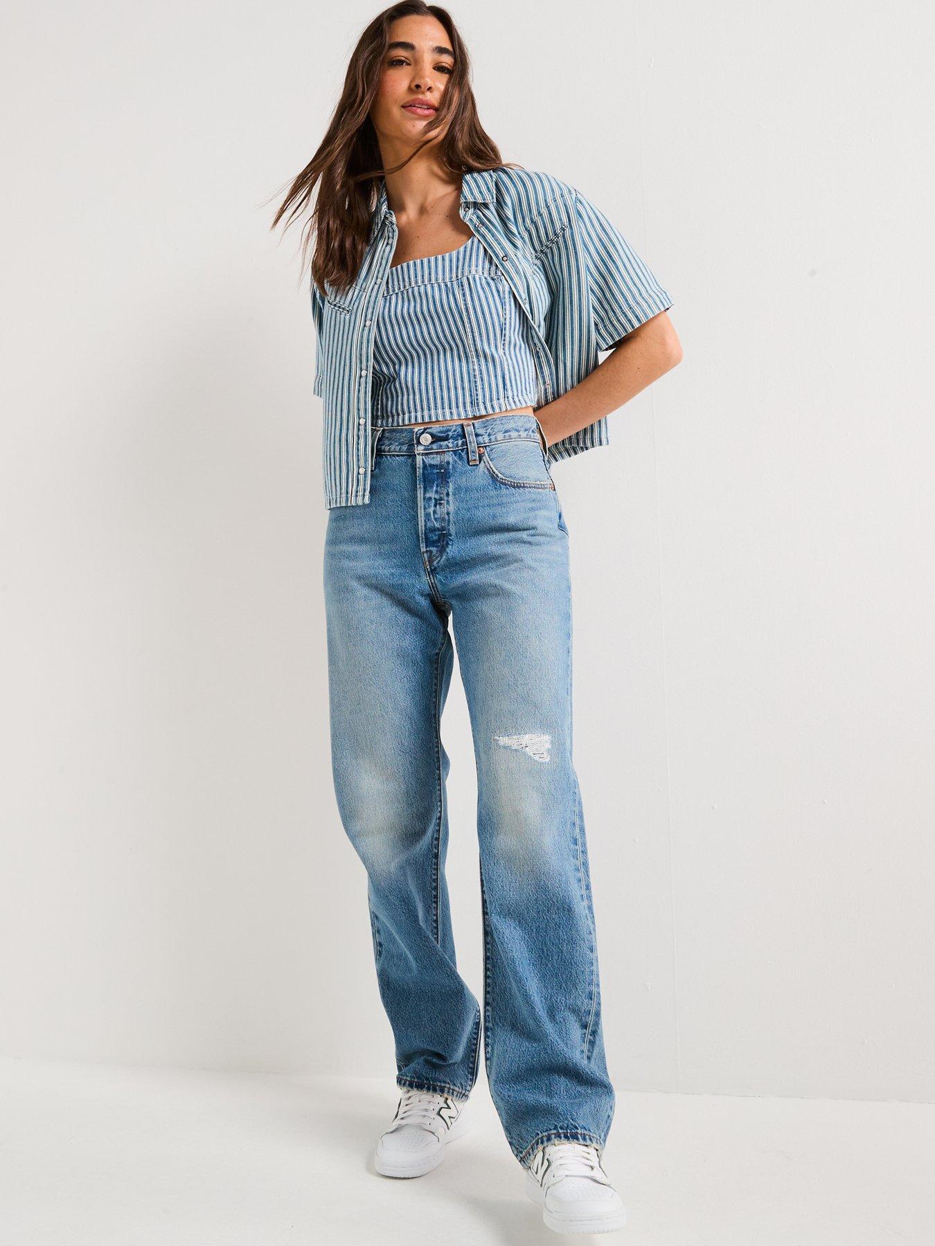 Levi's 501® 90s Jeans - Fresh Plan Selvedge - Navy | Very