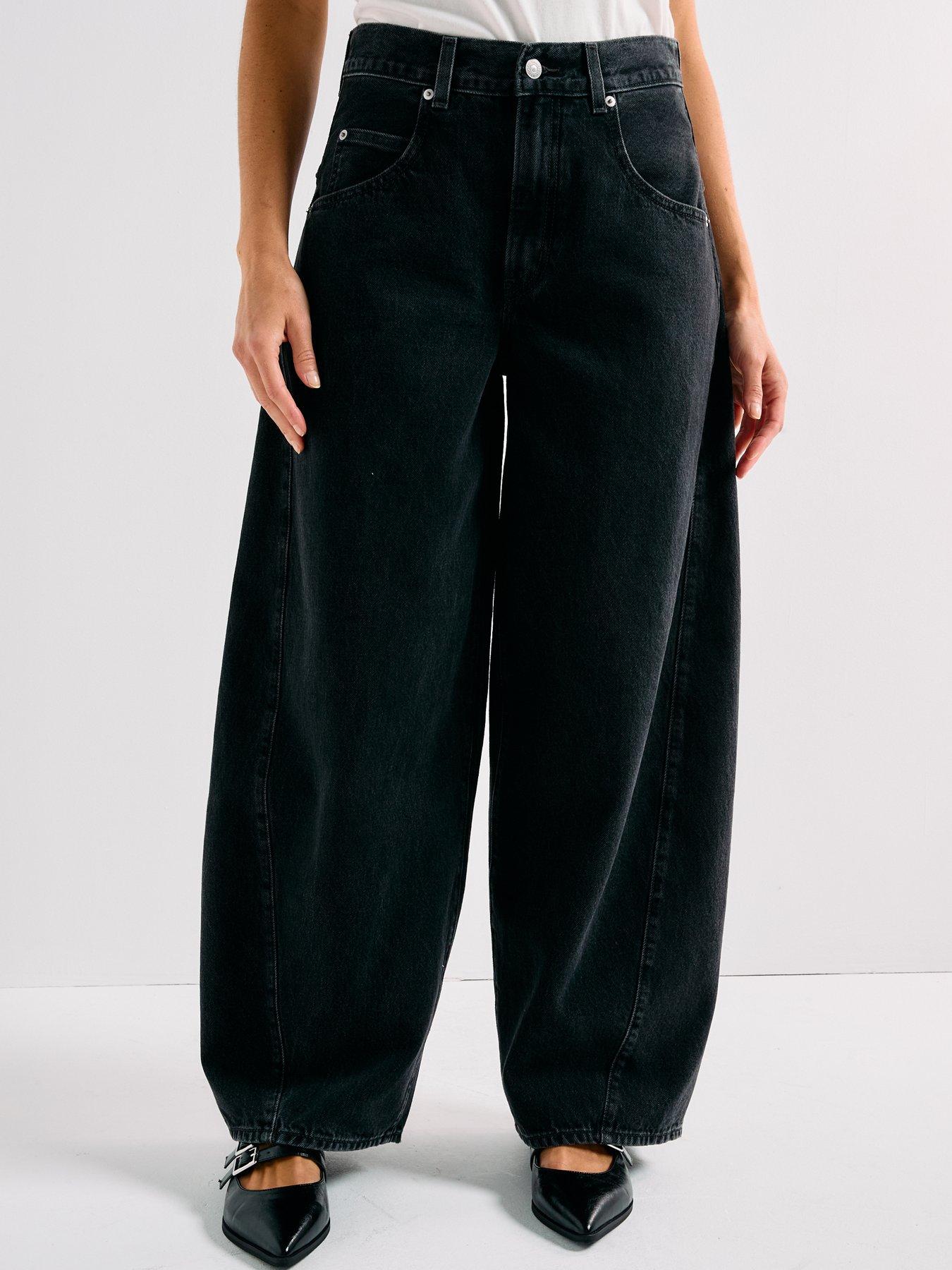 Levi's Super Baggy Barrel Jeans - Open Mind - Black | Very