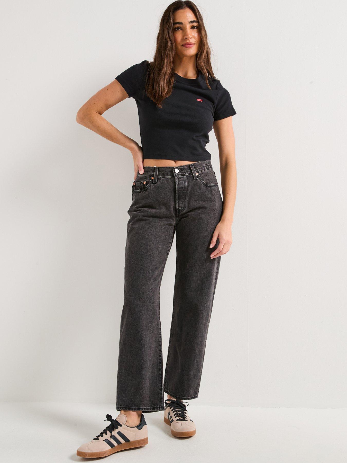 Levi's 501® 90s Ankle Jeans - Smooth Operator - Black | Very