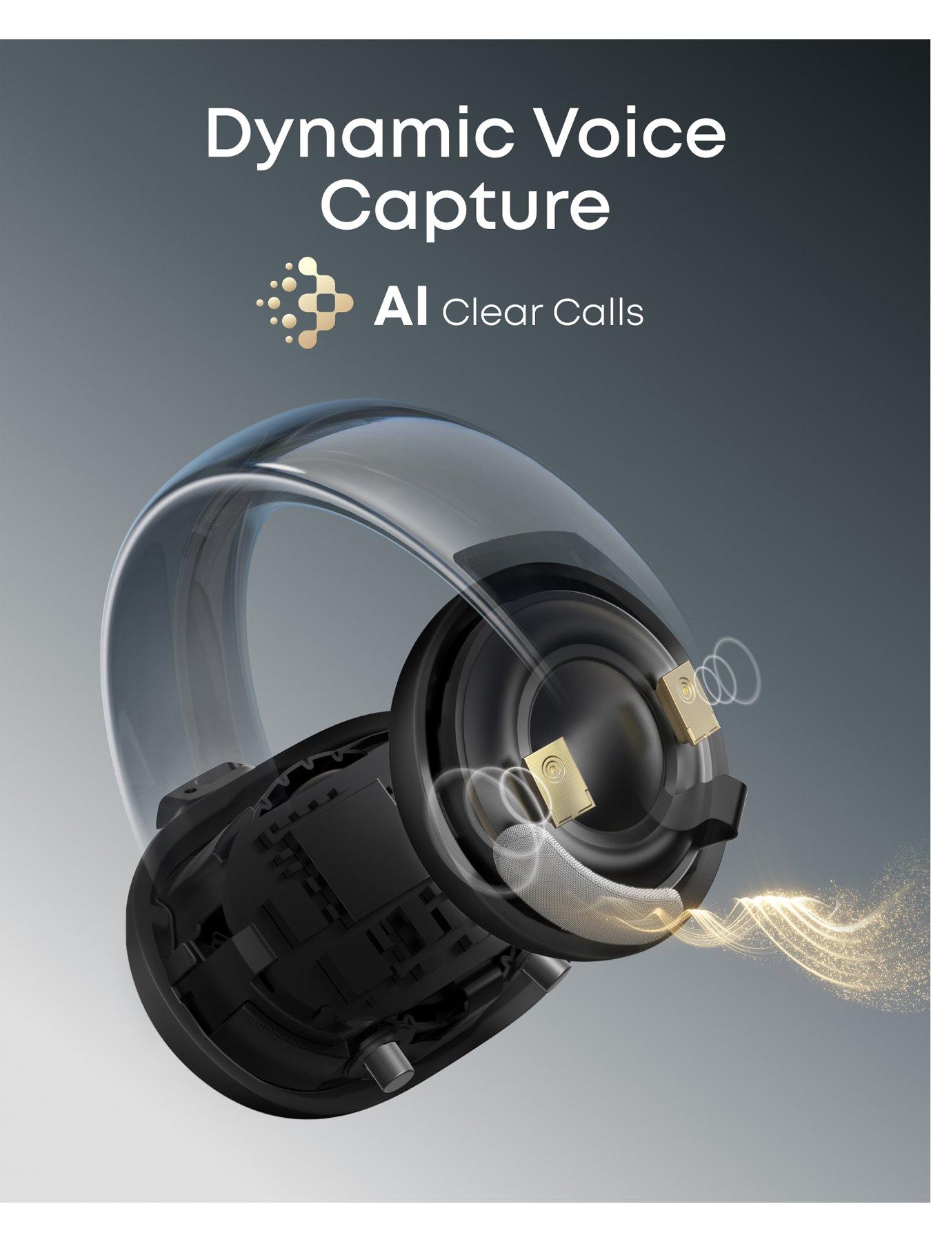 Image 5 of 8 of Soundcore AeroClip Wireless Open-Ear Clip-On Earbuds with Adaptive Comfort with Instant AI Translation