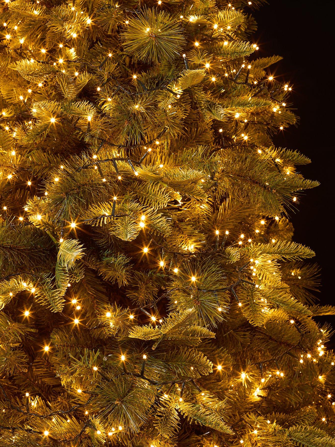 Festive Firefly Indoor/Outdoor Christmas Lights - 1000 Warm White