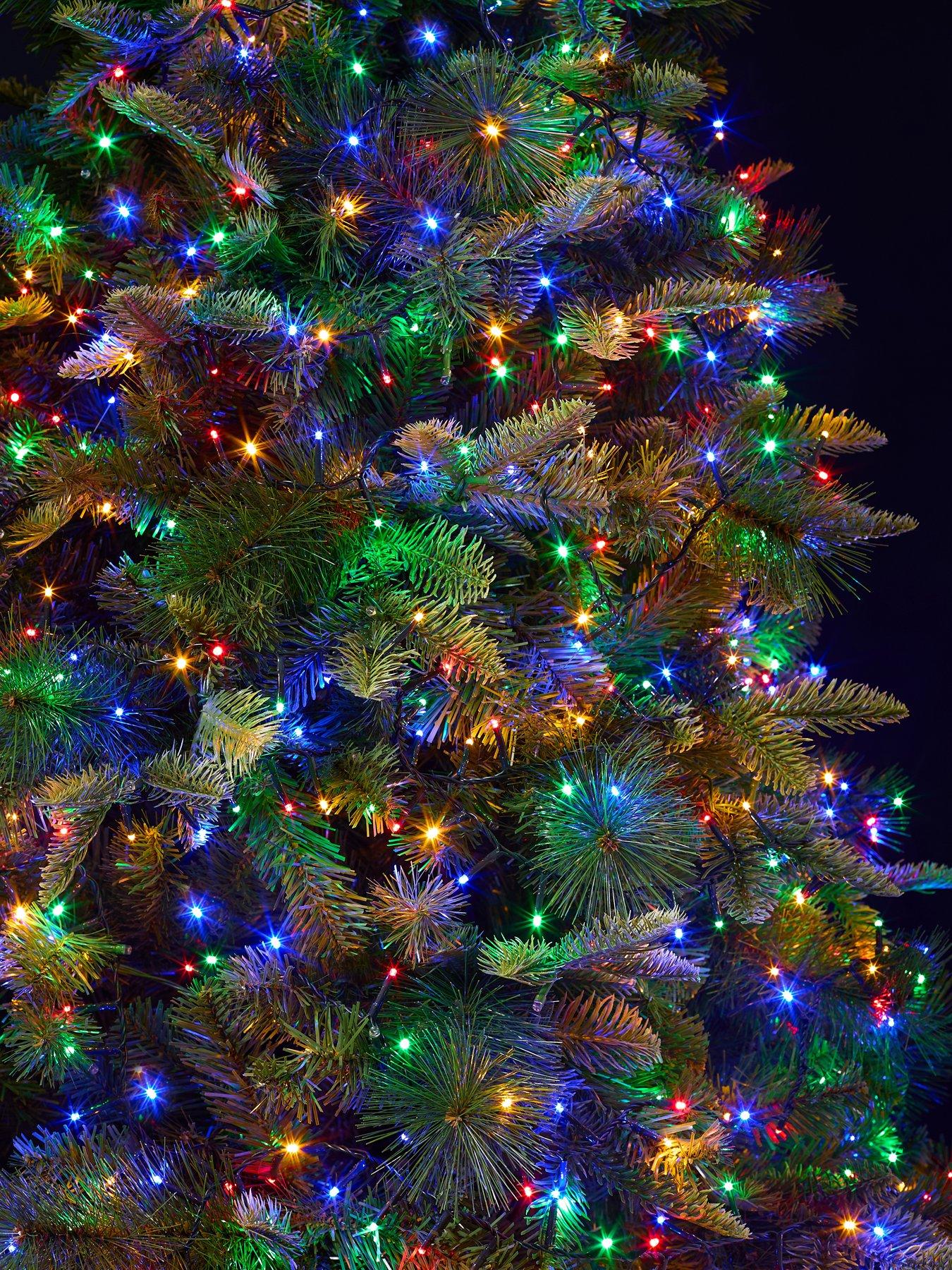 Festive Compact Outdoor Christmas Lights - 1000 Multi Colour