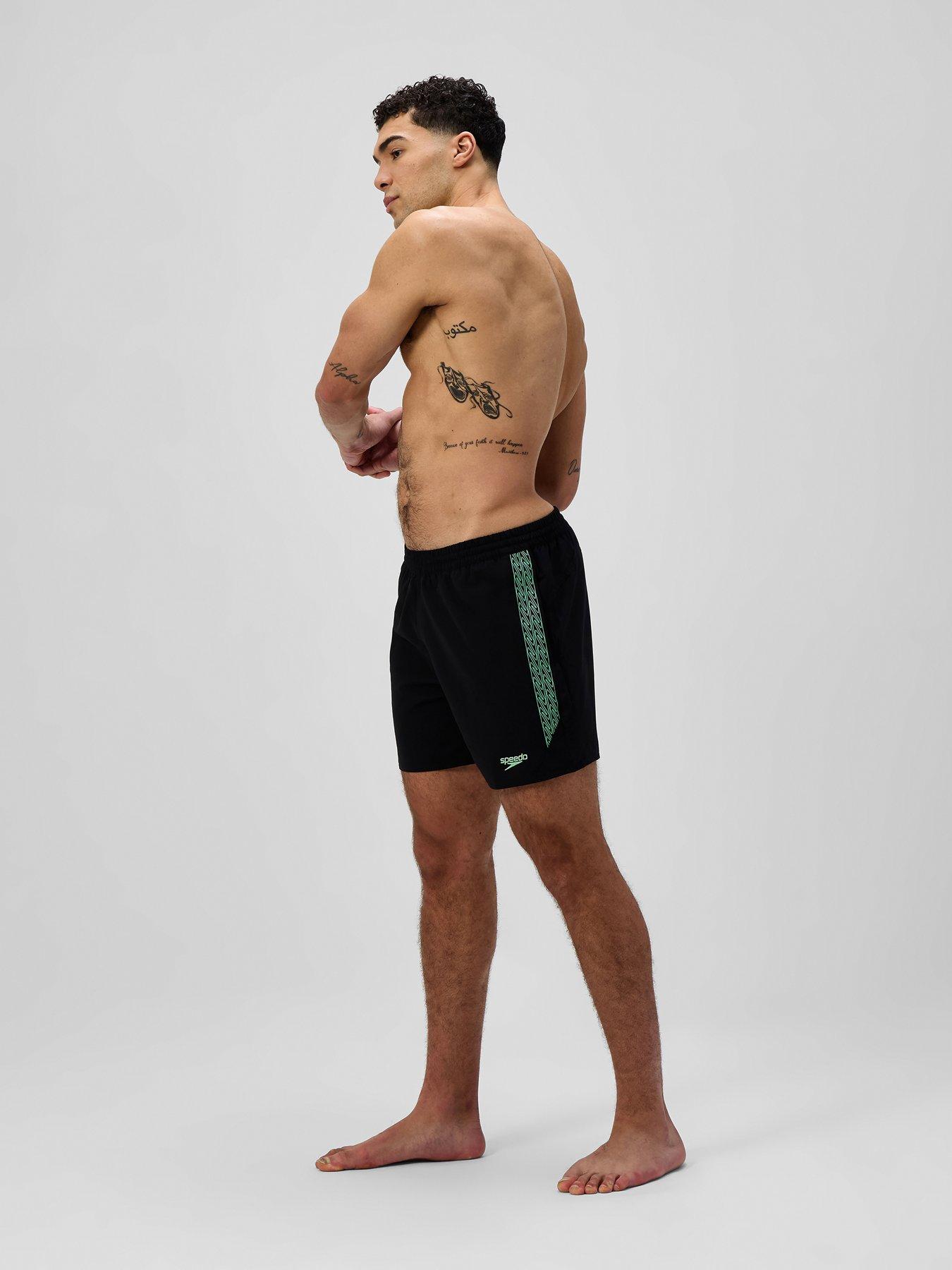 Speedo Mens Hyperboom Splice 16 Inch Watershort - Black | Very