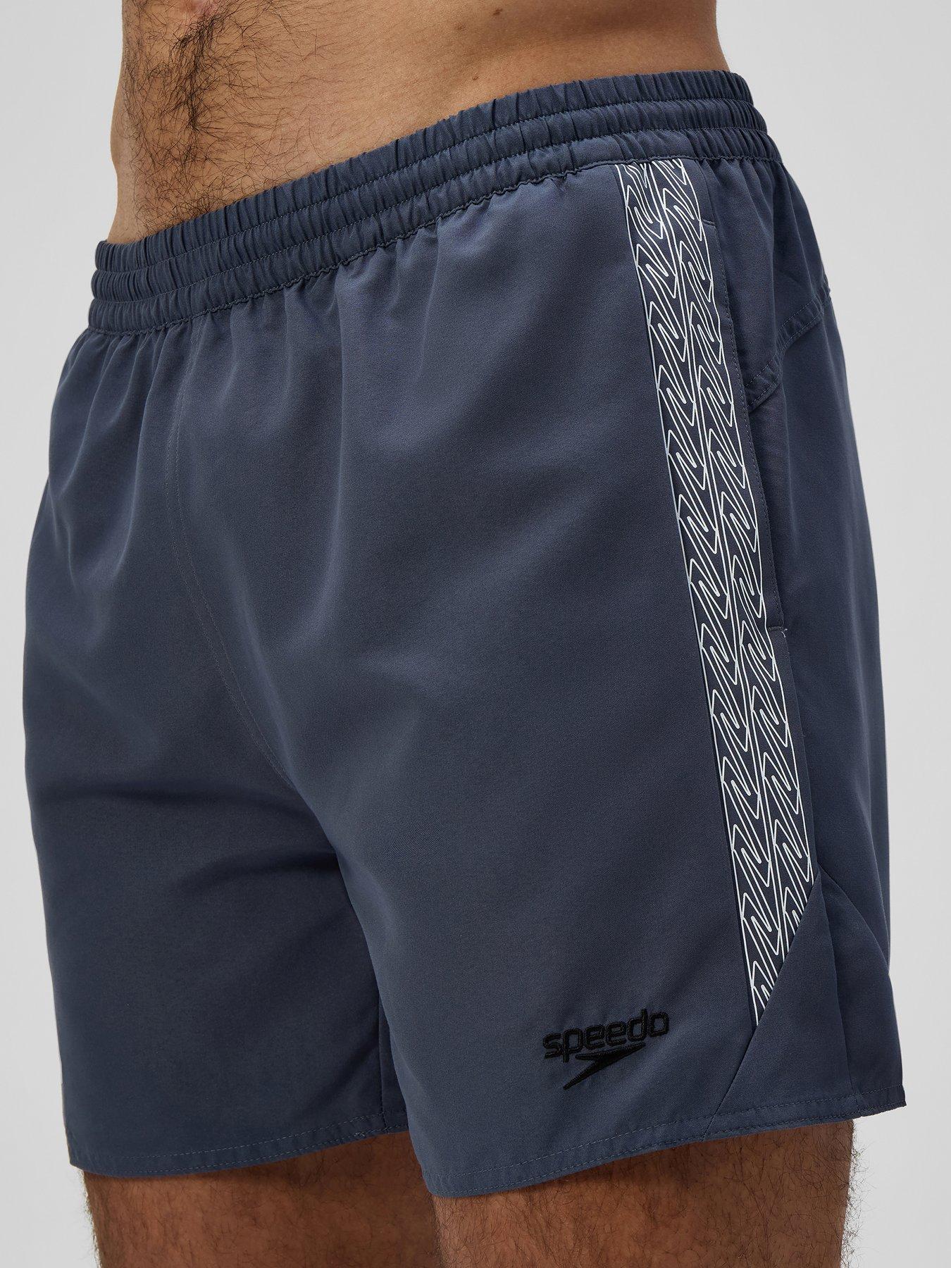 Speedo Mens Hyperboom Splice 16 Inch Watershort - Grey/black