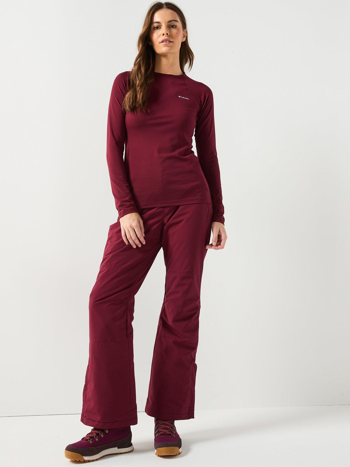 Image 3 of 6 of Columbia Women's Midweight Stretch Long Sleeve Top - Burgundy