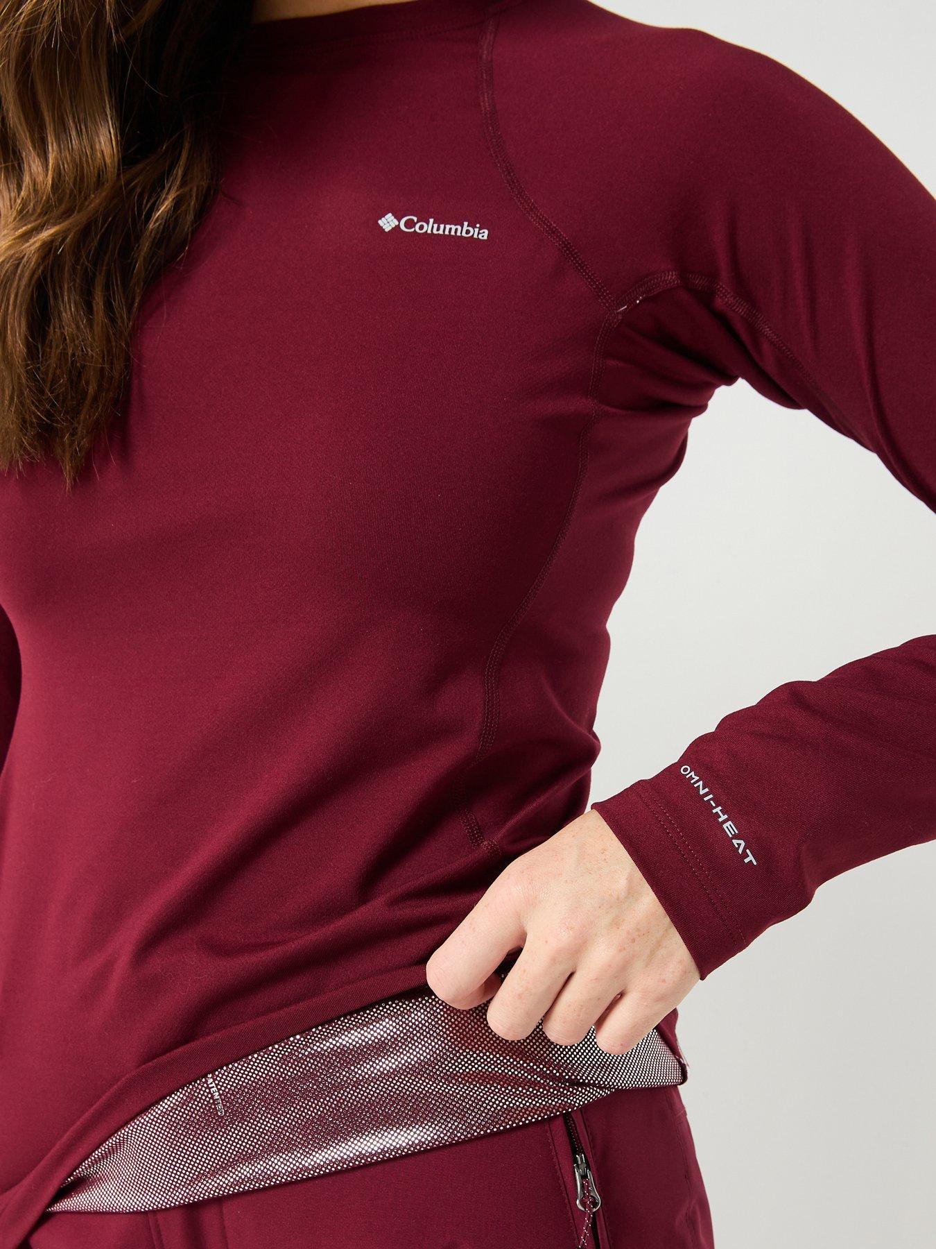 Image 5 of 6 of Columbia Women's Midweight Stretch Long Sleeve Top - Burgundy