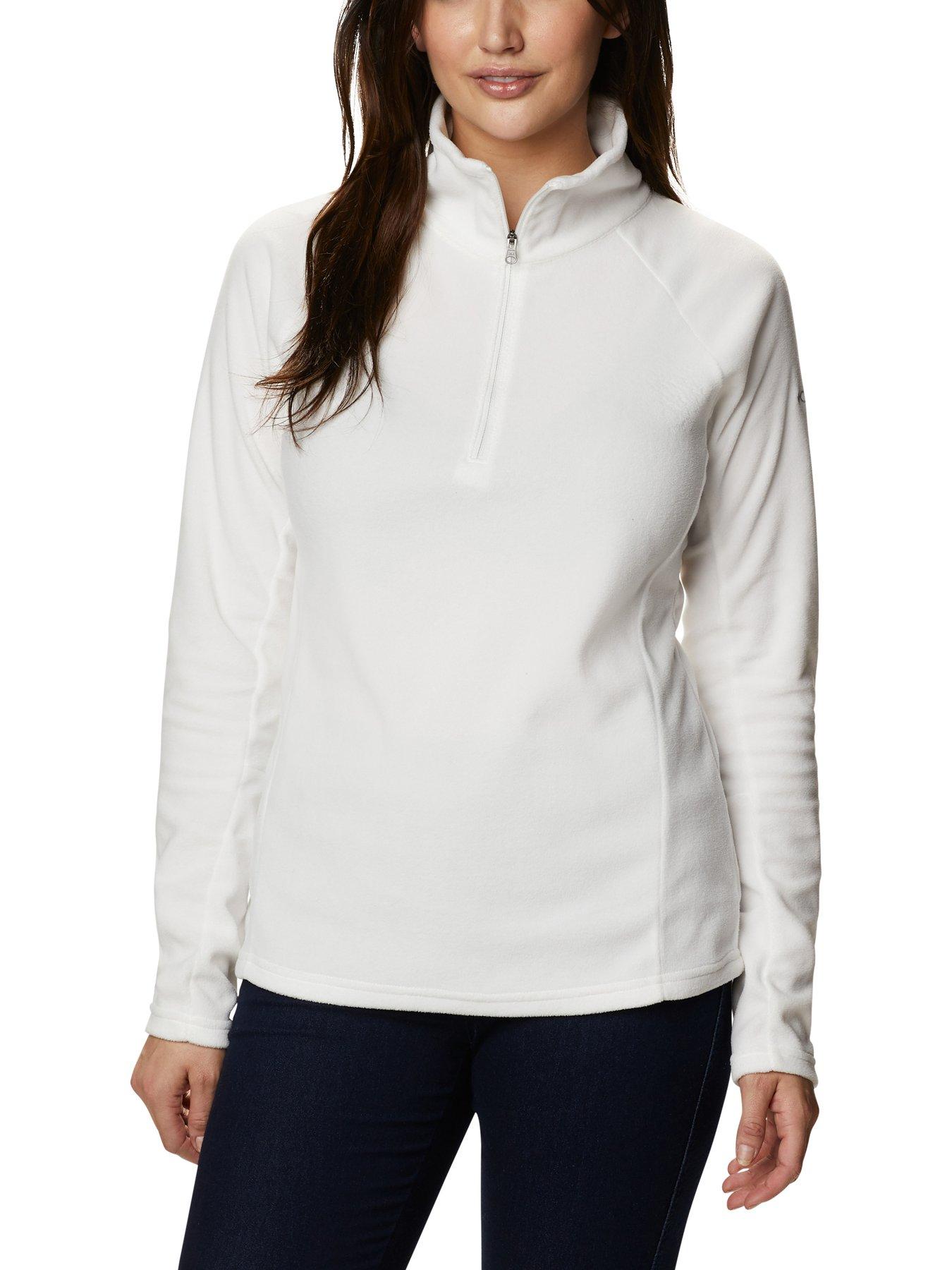 Columbia Women's Glacial Iv 1/2 Zip Fleece - White