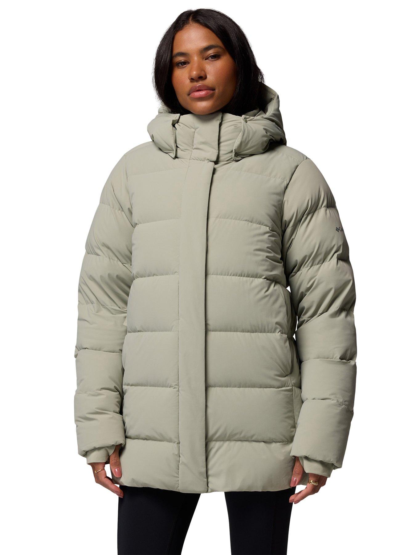 Columbia Women's Amaze Puff Mid Hooded Jacket - Green