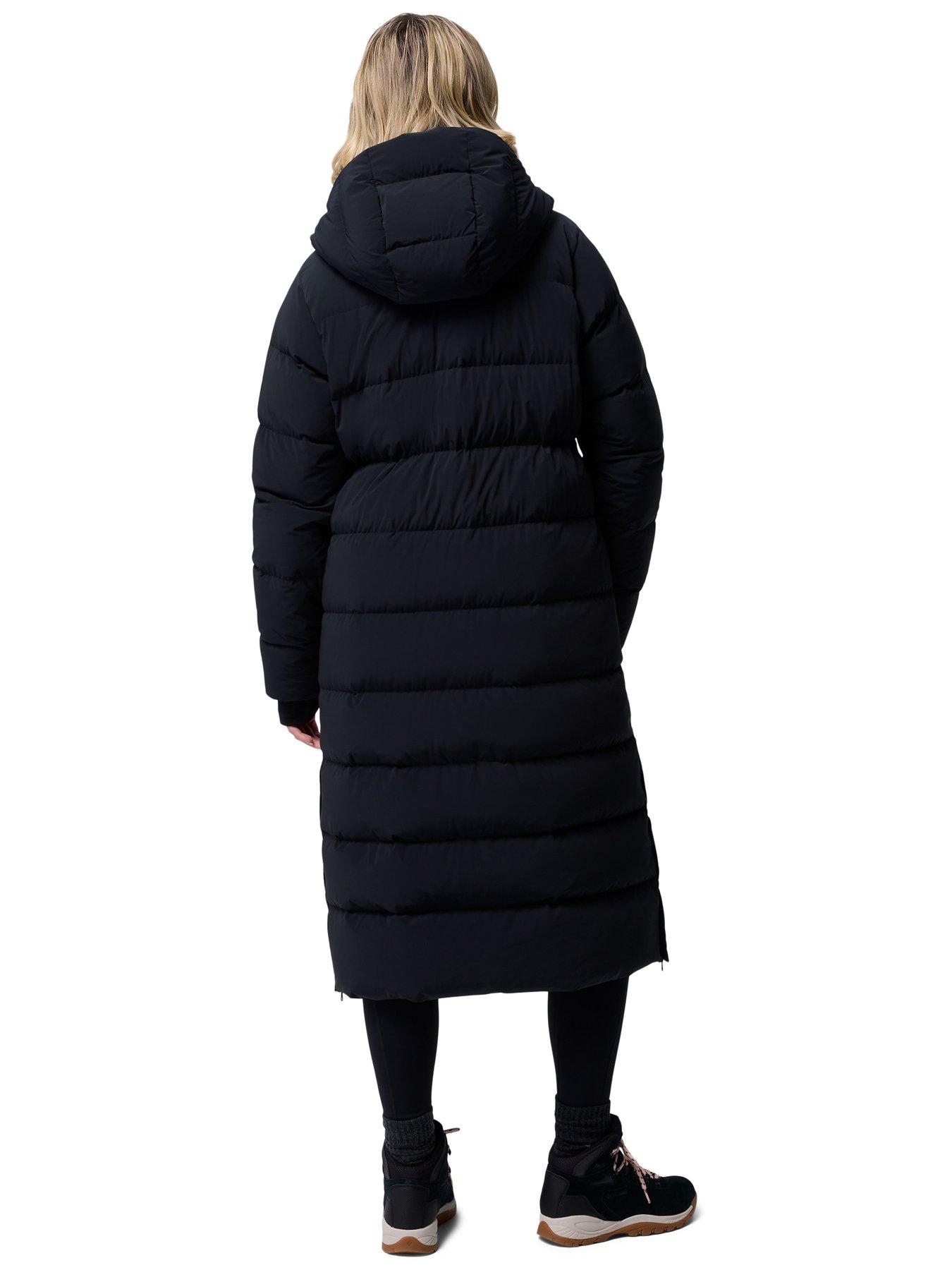 Image 2 of 6 of Columbia Women's Amaze Puff Long Hooded Jacket - Black