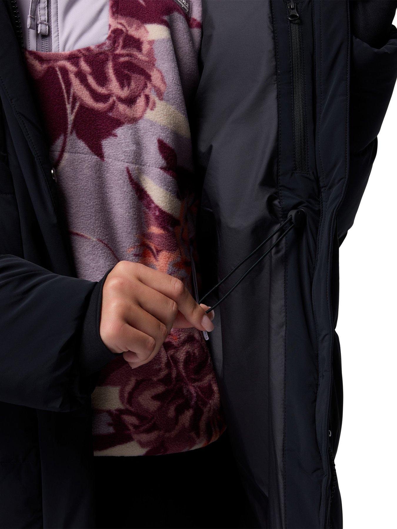 Image 4 of 6 of Columbia Women's Amaze Puff Long Hooded Jacket - Black