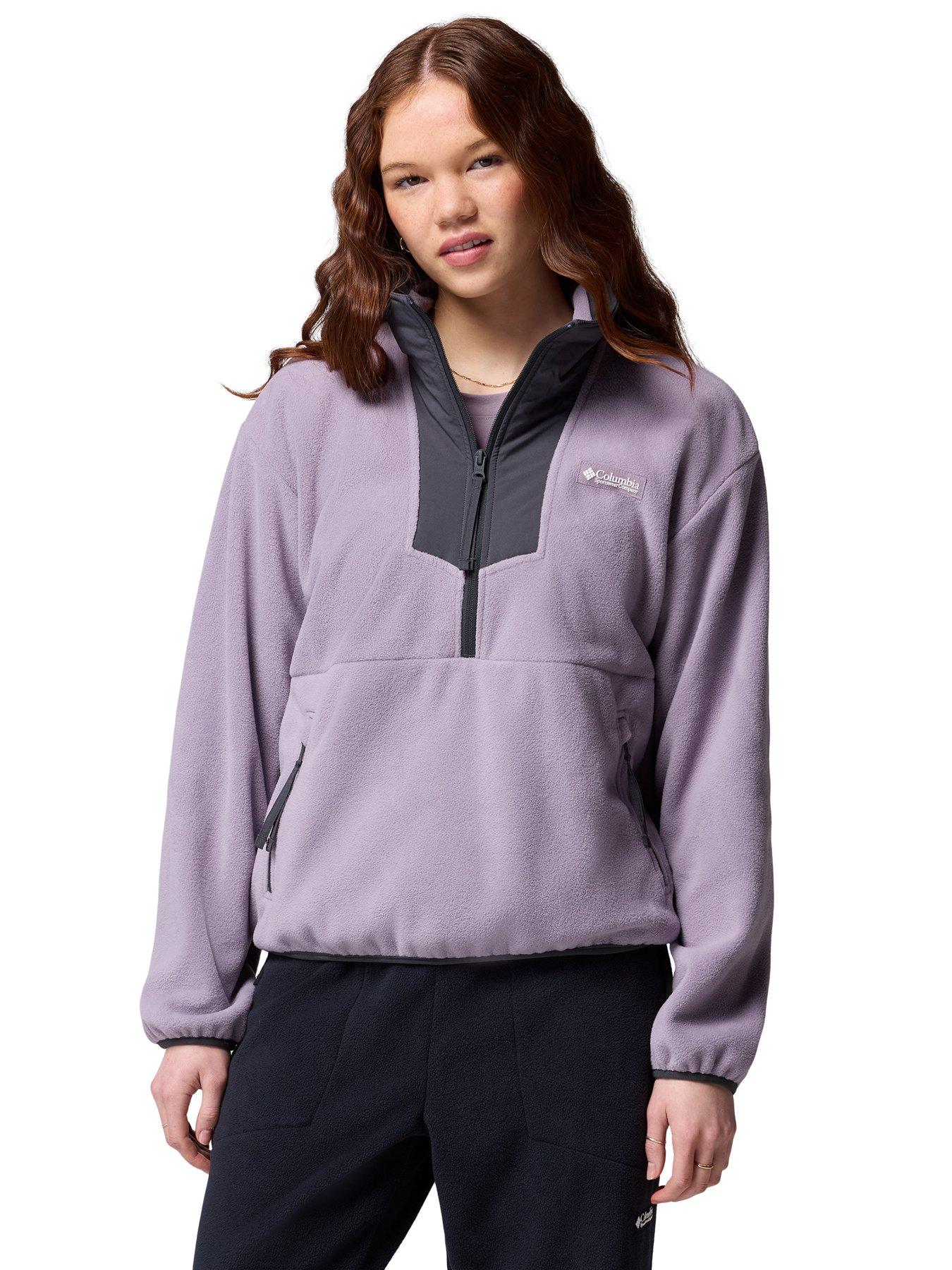 Columbia Women's Sequoia Grove 1/2 Zip Fleece, Purple, Size Xs, Women