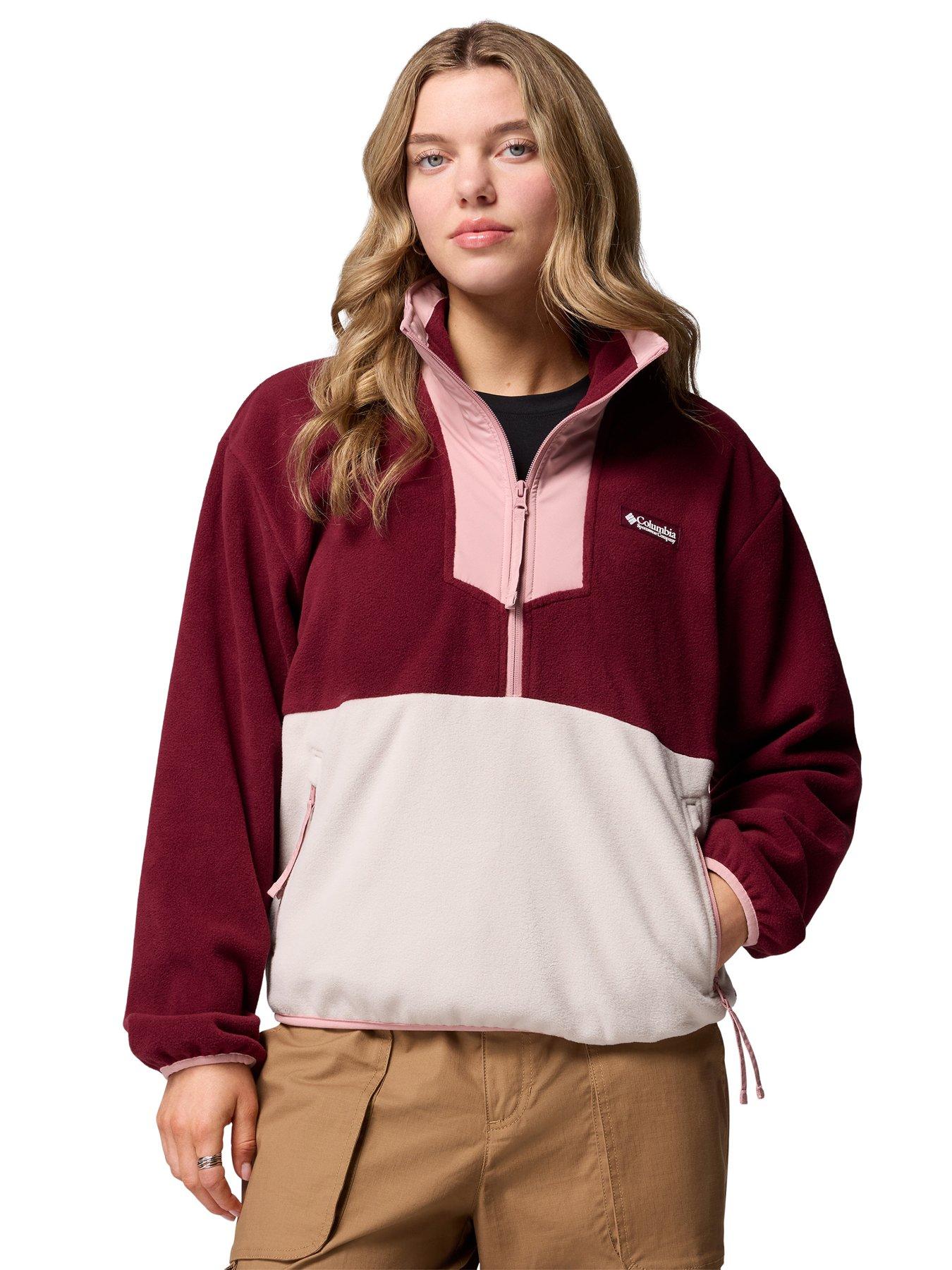 Columbia Women's Sequoia Grove 1/2 Zip Fleece, Purple, Size Xs, Women