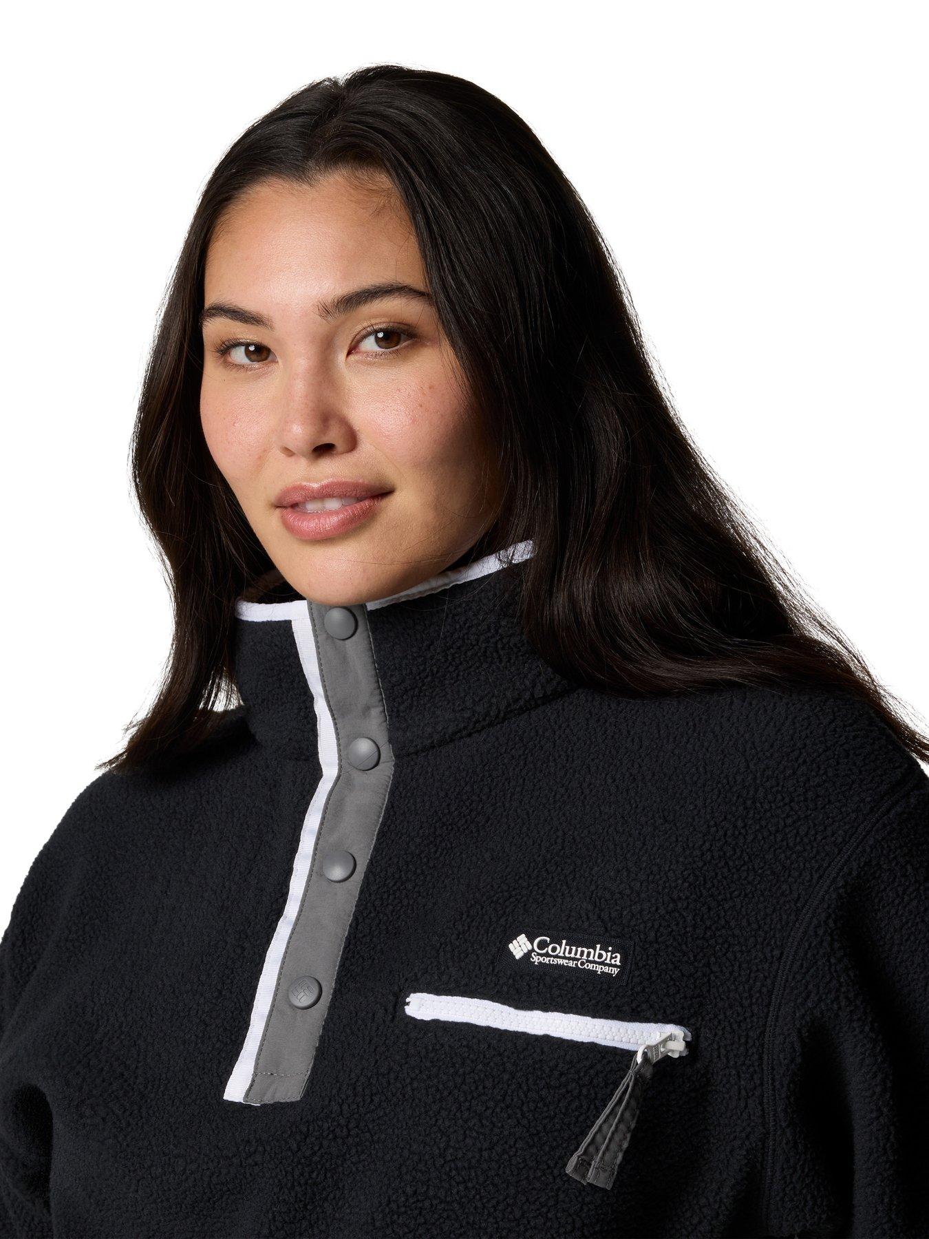 Image 5 of 6 of Columbia Women's Helvetia Ii Cropped Half Snap Fleece - Black