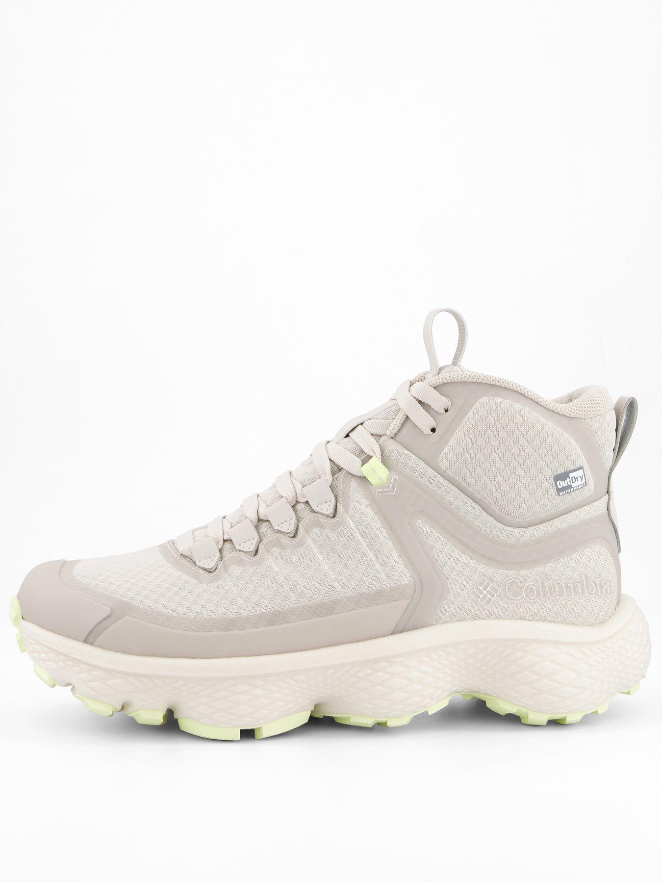 Columbia Womens Escape Thrive Titanium Mid Outdry Hiking Boots - Cream