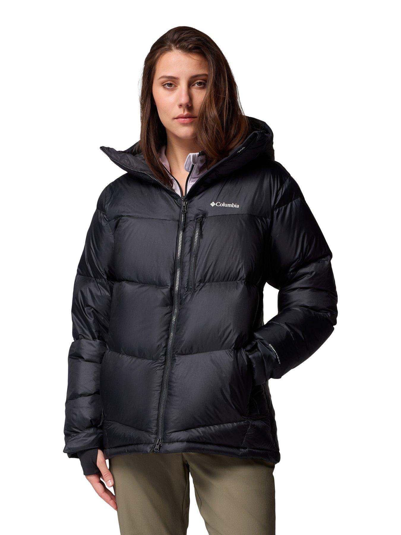 Image 1 of 6 of Columbia Women's Cloudview Down Hooded Jacket - Black